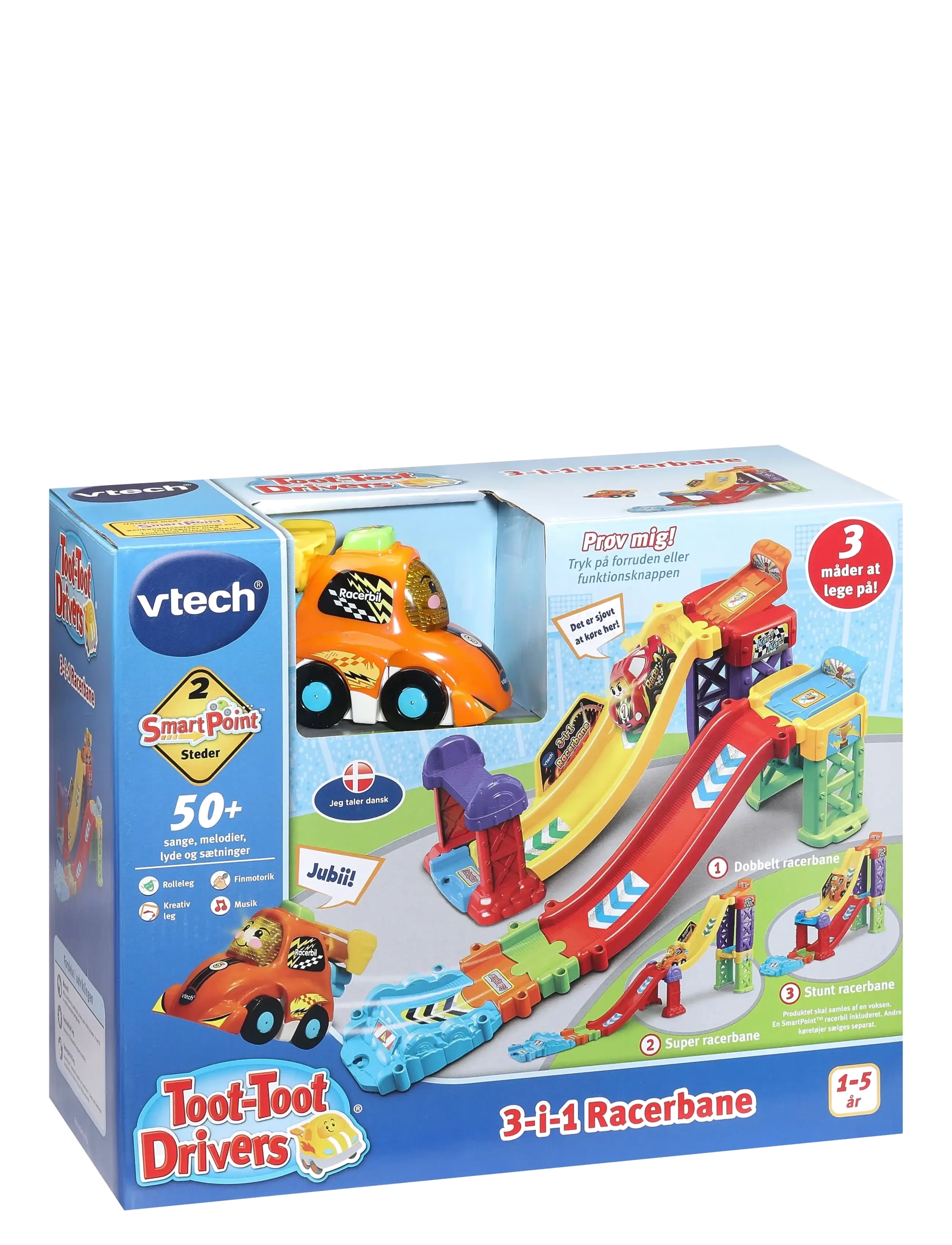 Vtech - Vtech Toot Toot 3-In-1 Raceway DK - bilbanor - multi - 1