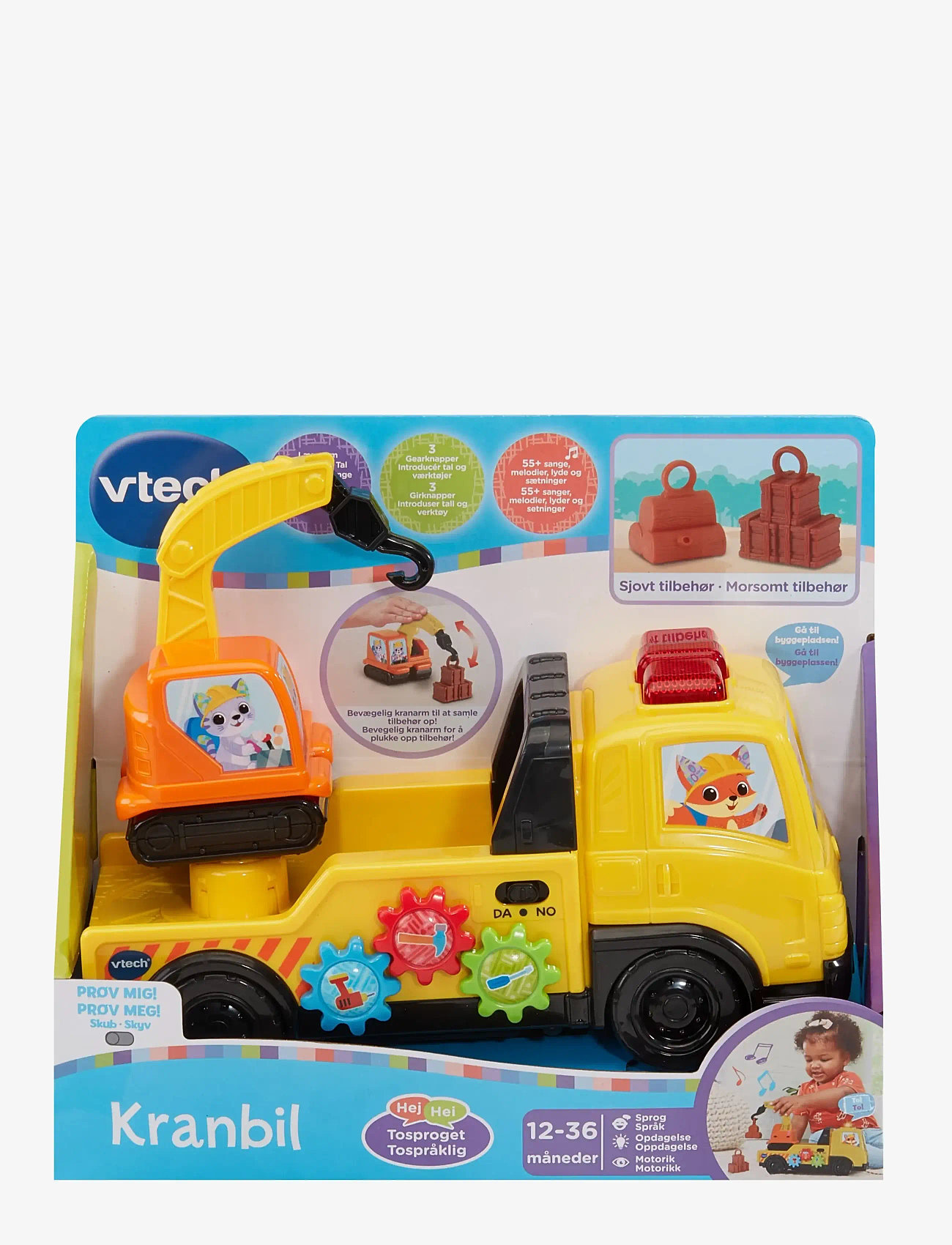 Vtech - Vtech Building Buddies Truck DK/NO - byggmaskiner - muti - 0
