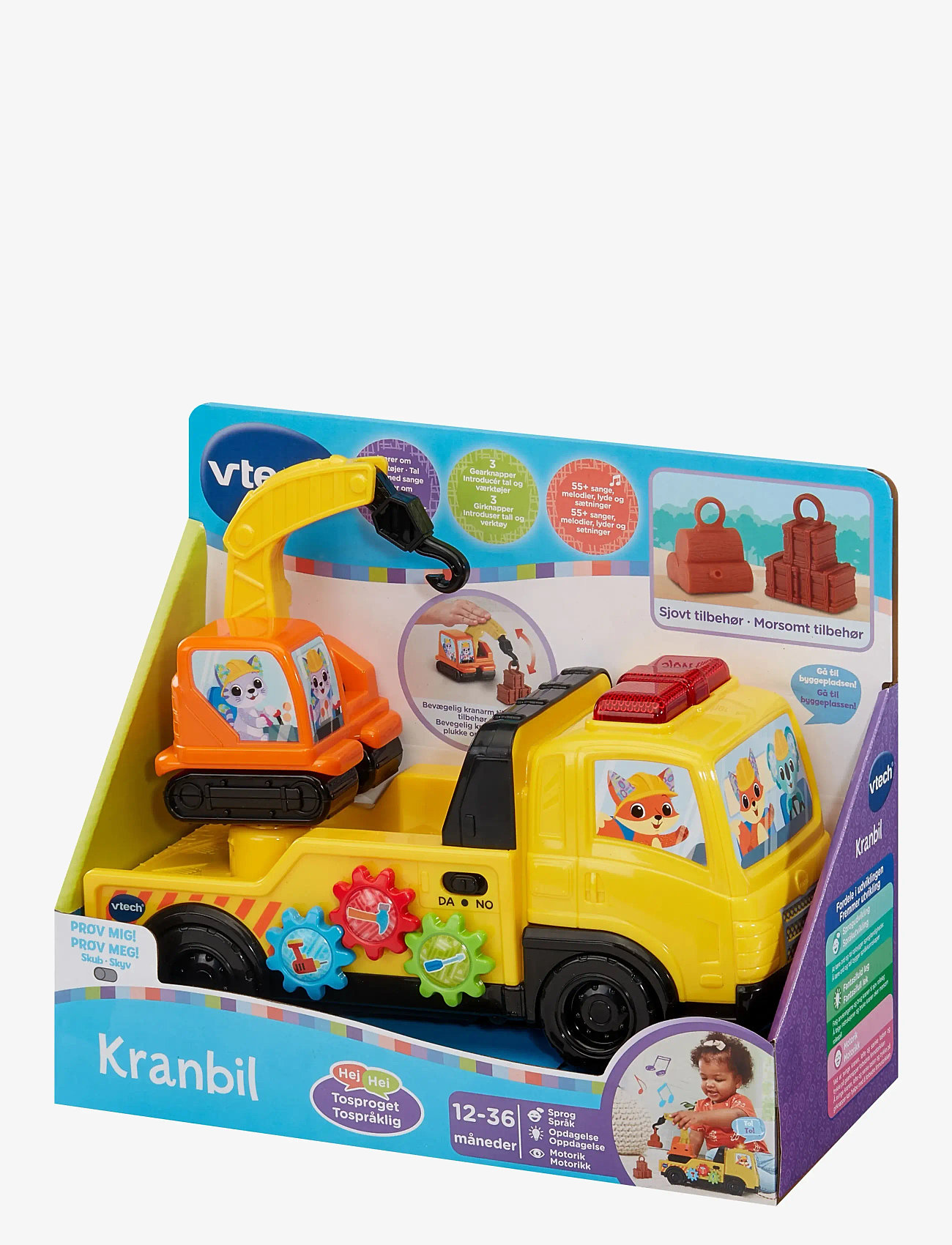 Vtech - Vtech Building Buddies Truck DK/NO - byggmaskiner - muti - 1