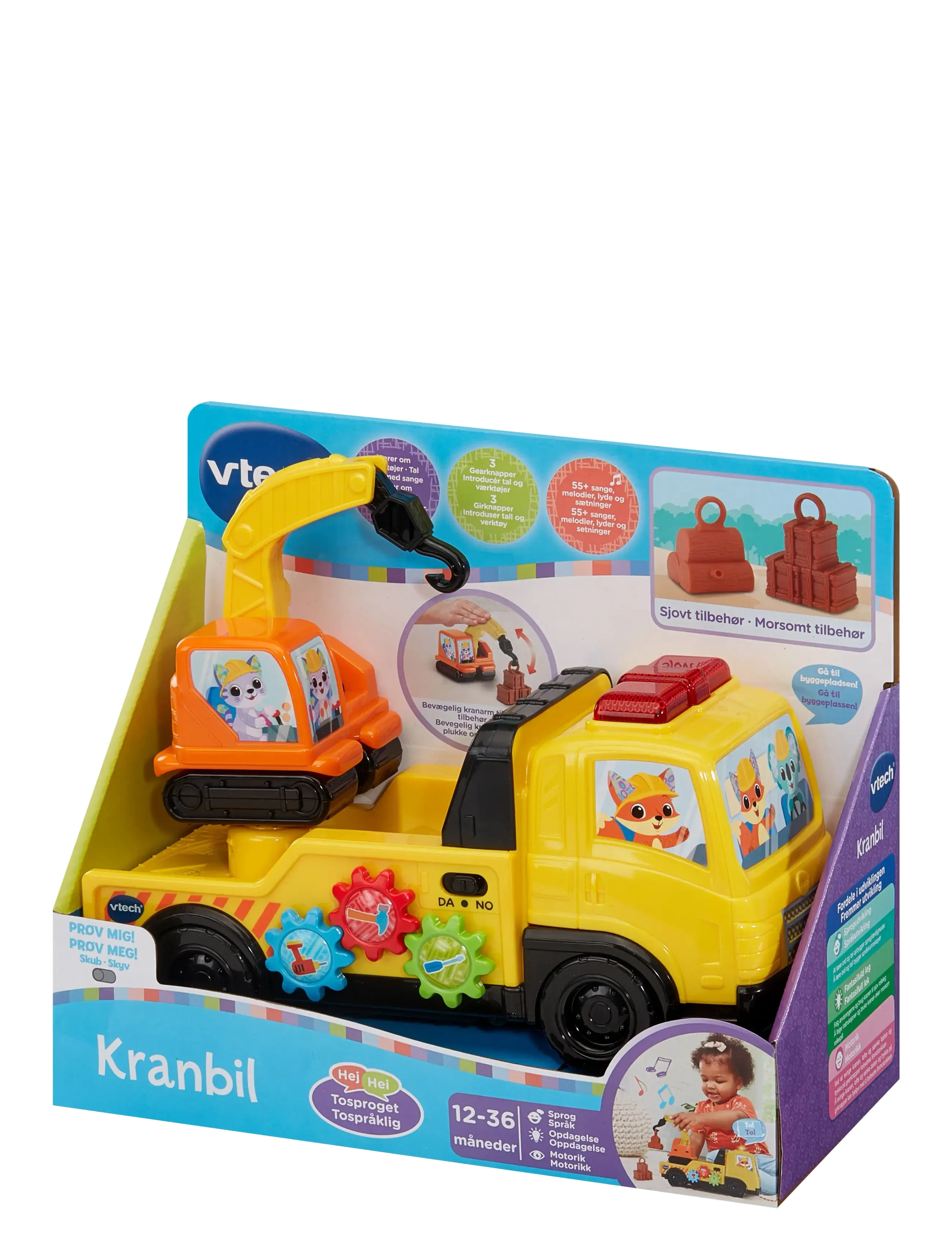 Vtech - Vtech Building Buddies Truck DK/NO - interaktiva leksaker - muti - 1
