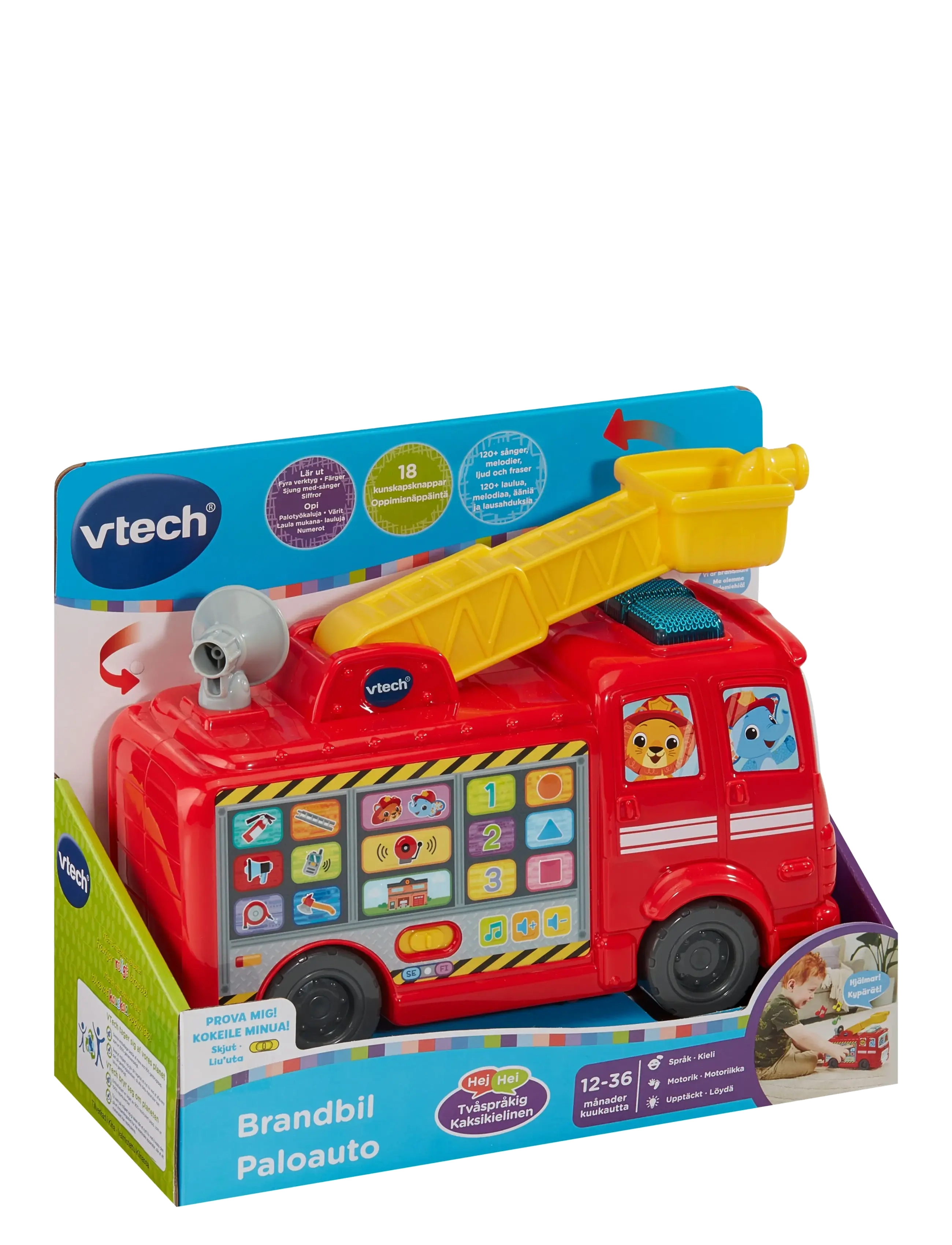 Vtech - Vtech Rescue Buddies Fire Engine SE/FI - interaktiva leksaker - muti - 1