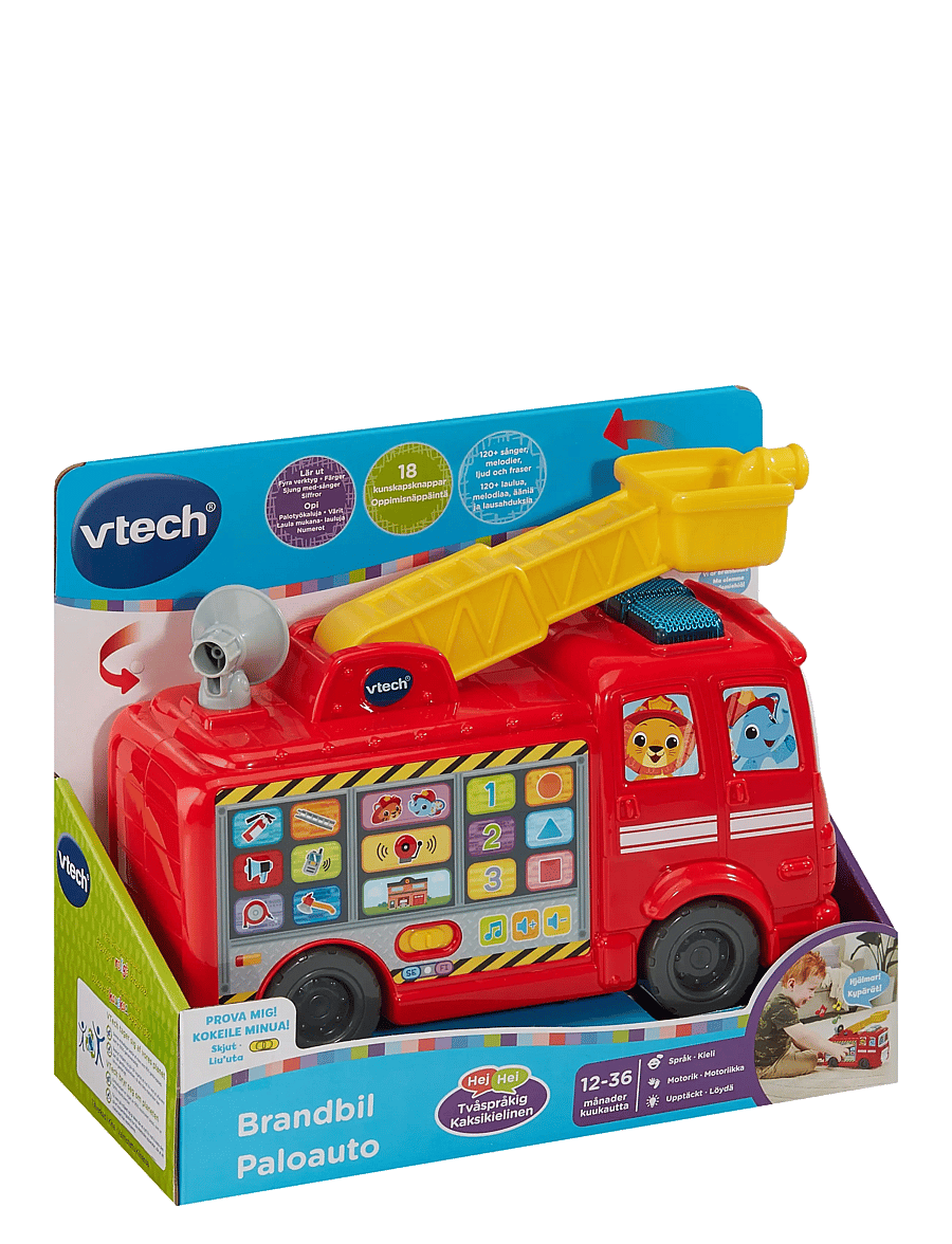 Vtech - Vtech Rescue Buddies Fire Engine SE/FI - interaktiva leksaker - muti - 1