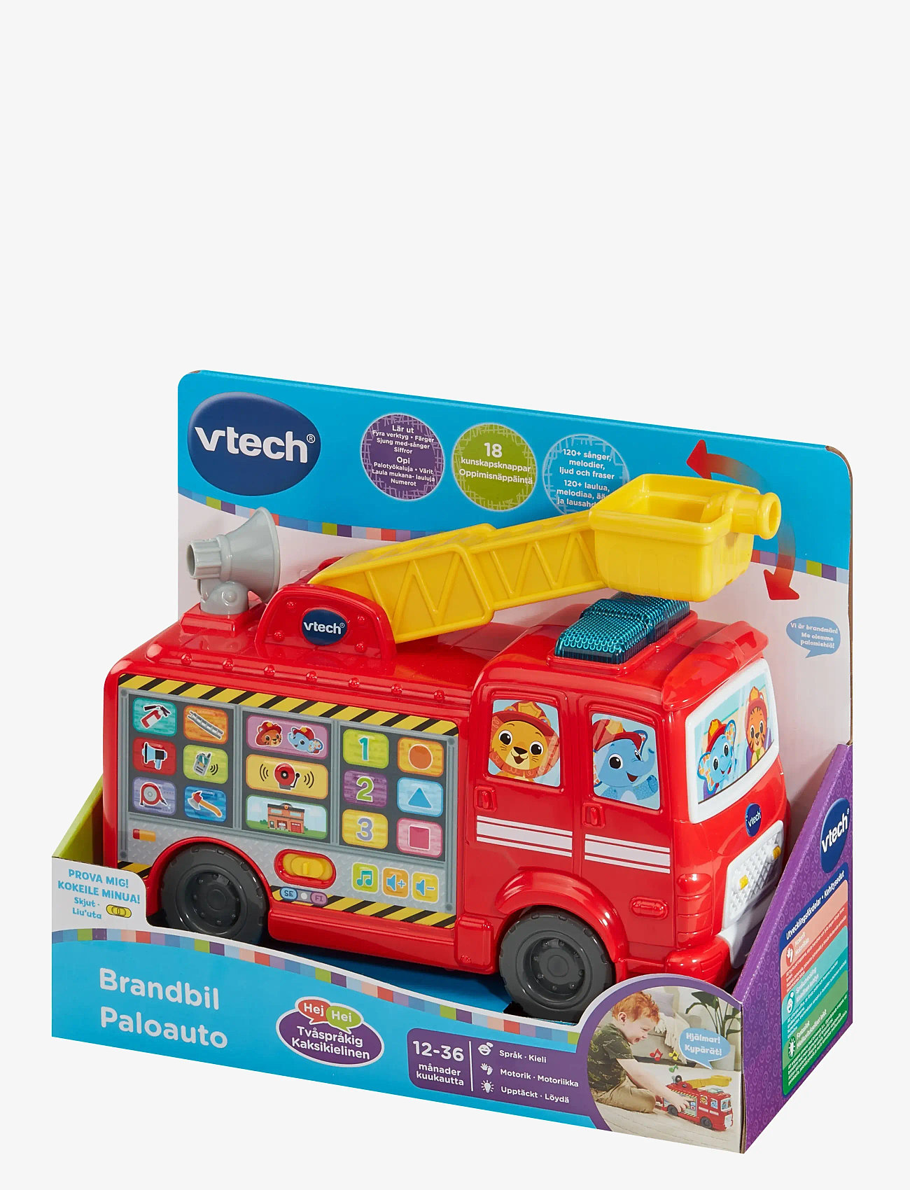 Vtech - Vtech Rescue Buddies Fire Engine SE/FI - brandbiler - muti - 2