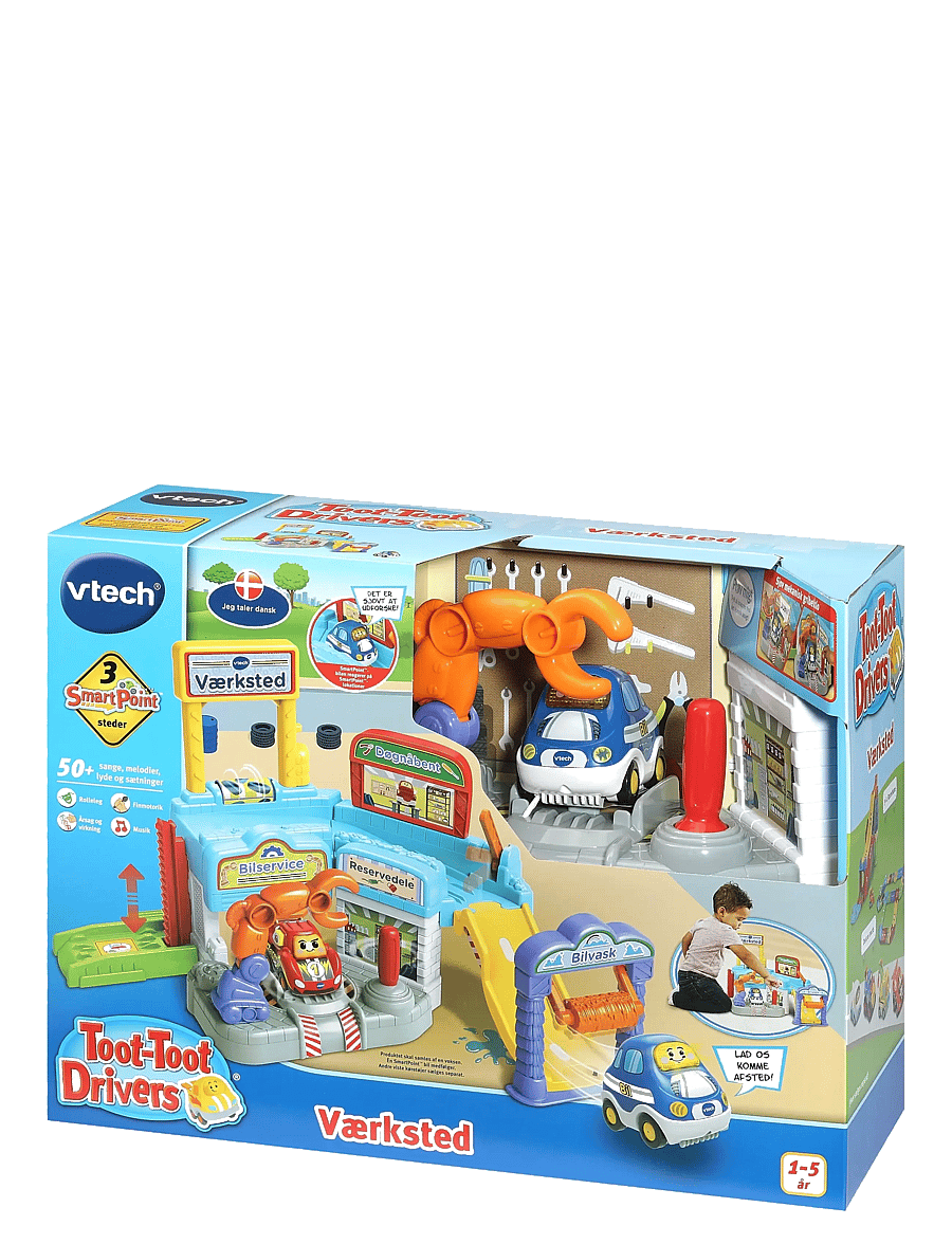 Vtech - Vtech Toot Toot Værksted DK - interaktiva leksaker - multi - 0