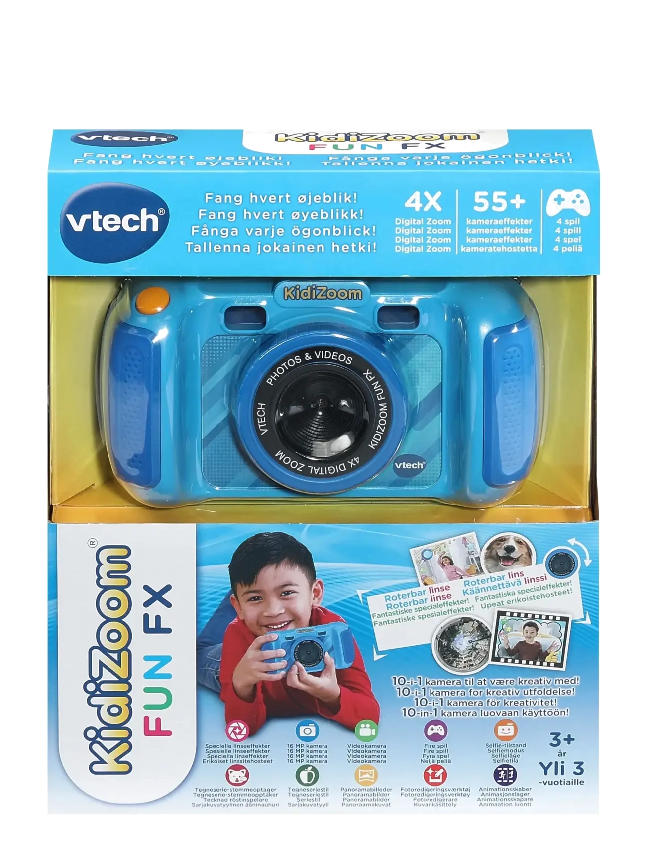 Vtech Vtech Kidizoom Fun FX Camera DK/NO/SE/FI - Leksaker - MULTI / blue