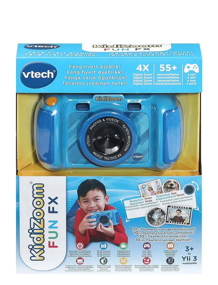 Vtech - Vtech Kidizoom Fun FX Camera DK/NO/SE/FI - elektronik & media - multi - 0