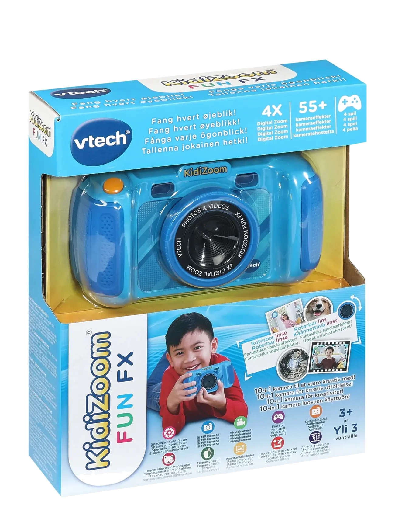 Vtech - Vtech Kidizoom Fun FX Camera DK/NO/SE/FI - elektronik & media - multi - 3