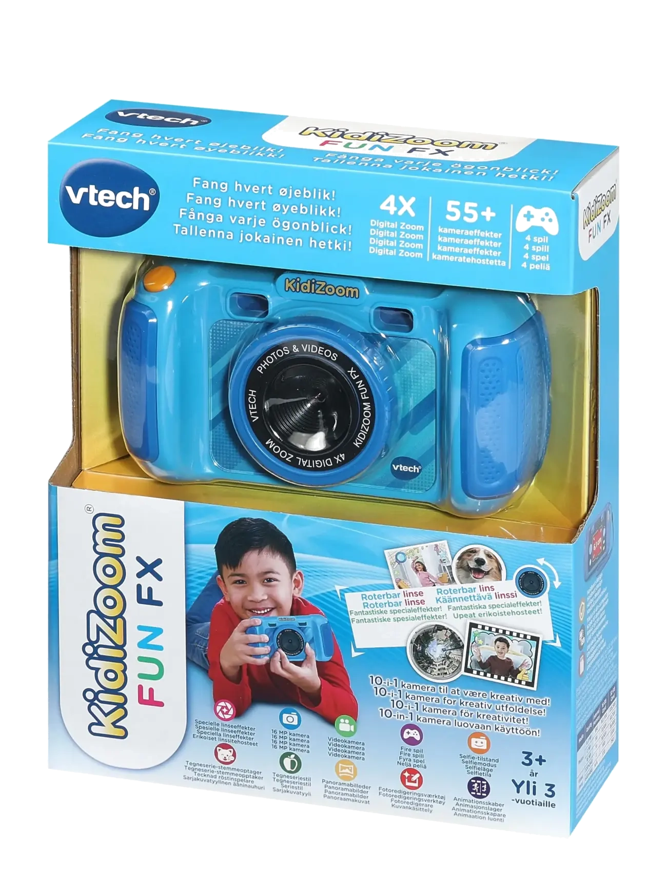 Vtech - Vtech Kidizoom Fun FX Camera DK/NO/SE/FI - elektronik & media - multi - 4