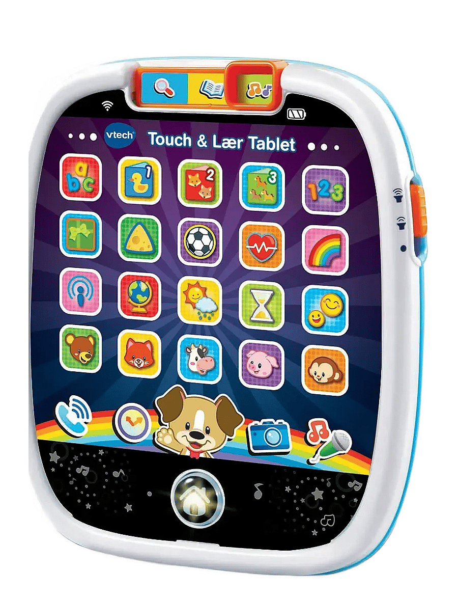 Vtech - Vtech Touch & Teach Tablet DK - interaktiva leksaker - multi - 0
