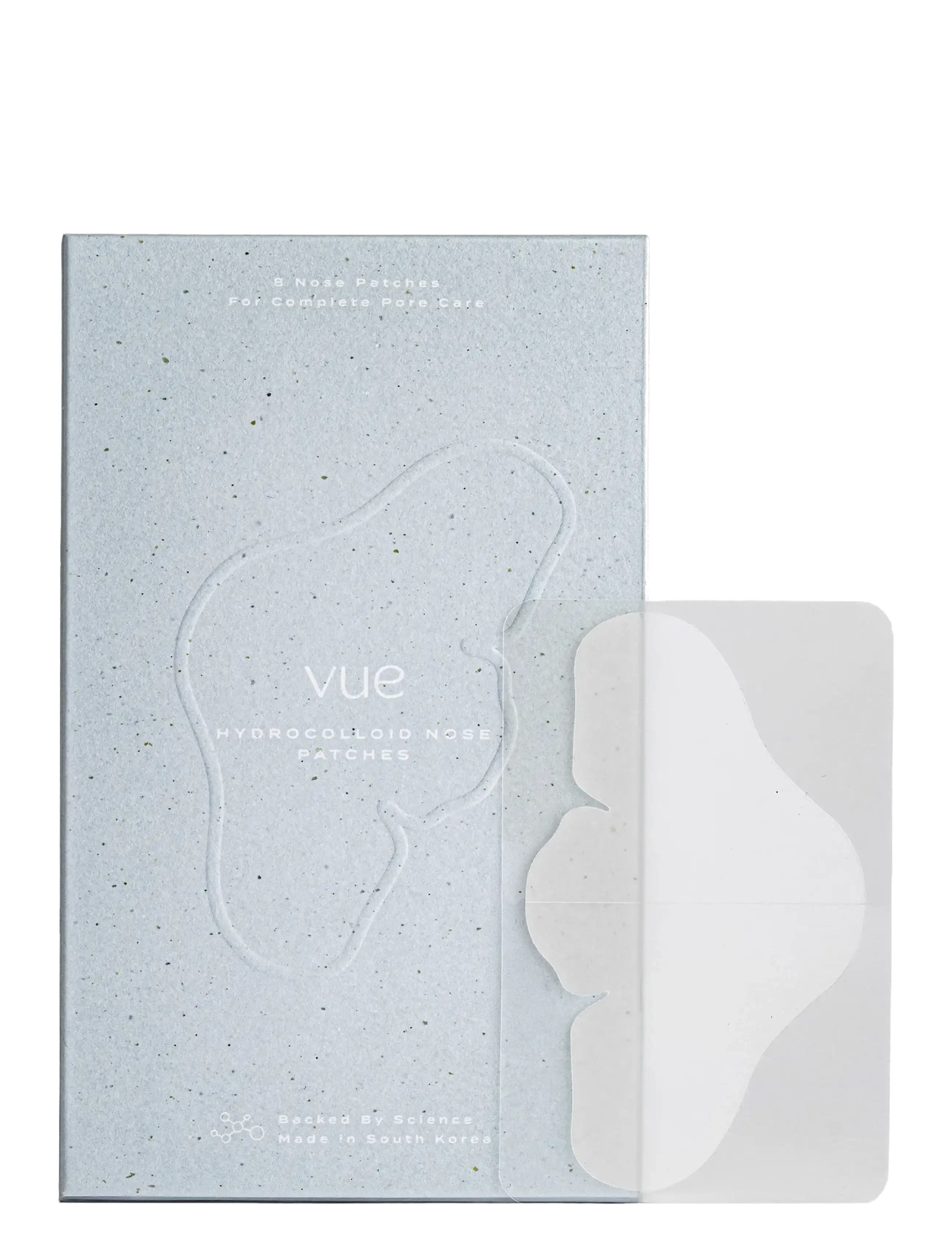 Vue Vue Hydrocolloid Nose Patches 8Pk - Nude - 8 PK