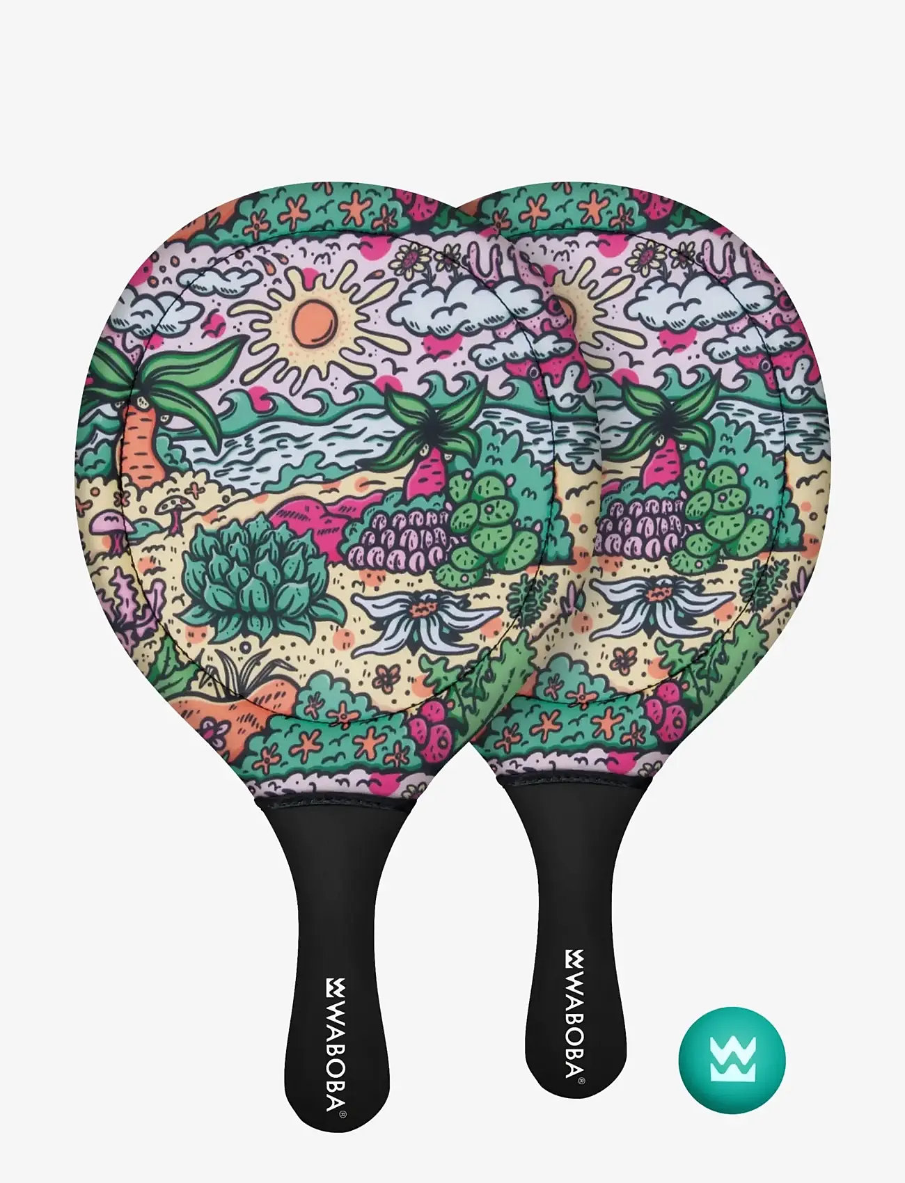 Waboba - Waboba Paddle Tropical - udendørs spil & sport - multicolor - 1