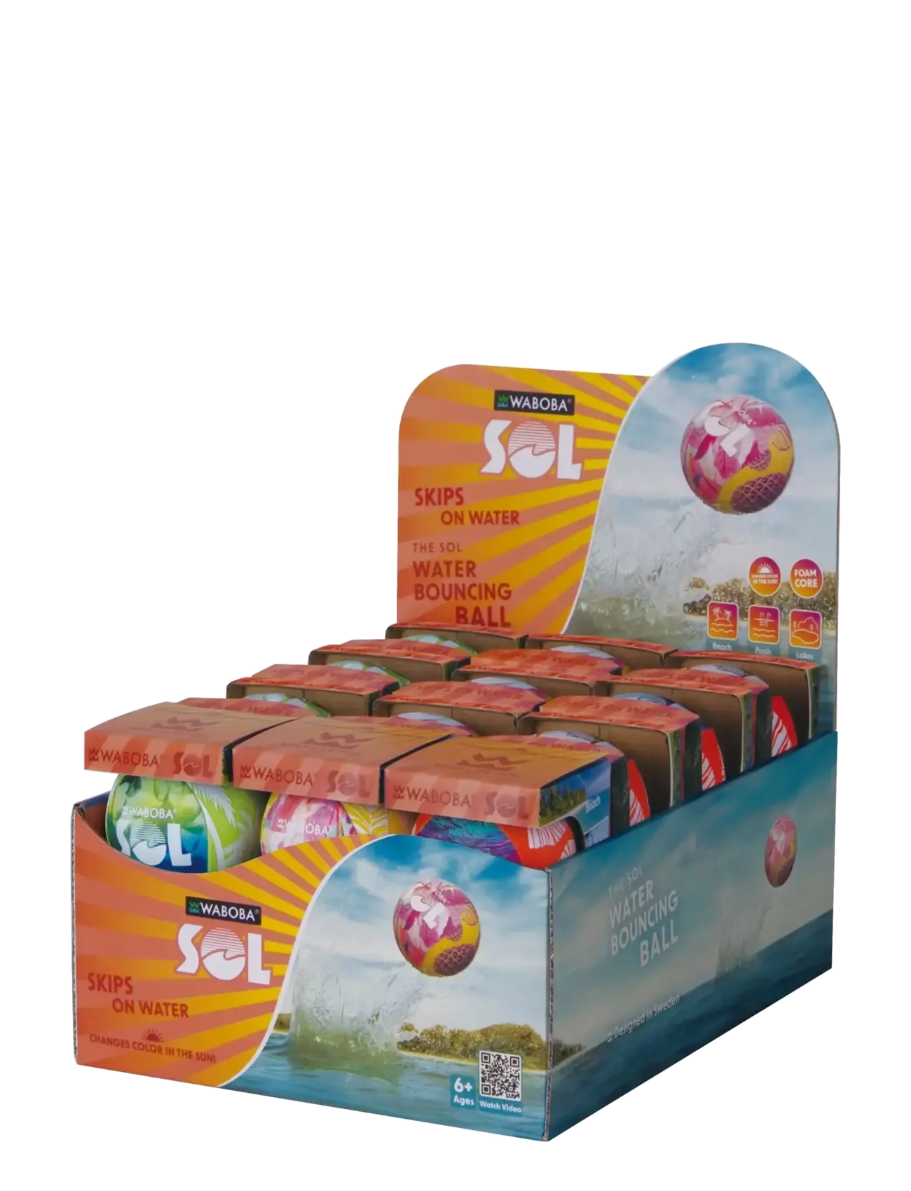 Waboba WABOBA SOL - Wasserspielzeug - MULTICOLOR / pink/rose
