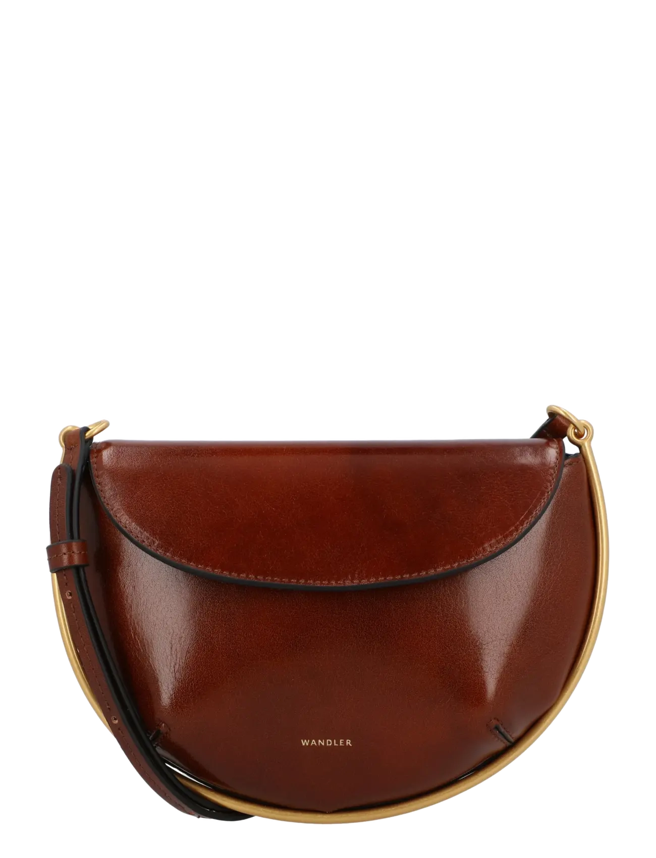 Wandler Kate Mini Crossbody Bag - Bags - BROWN / brown