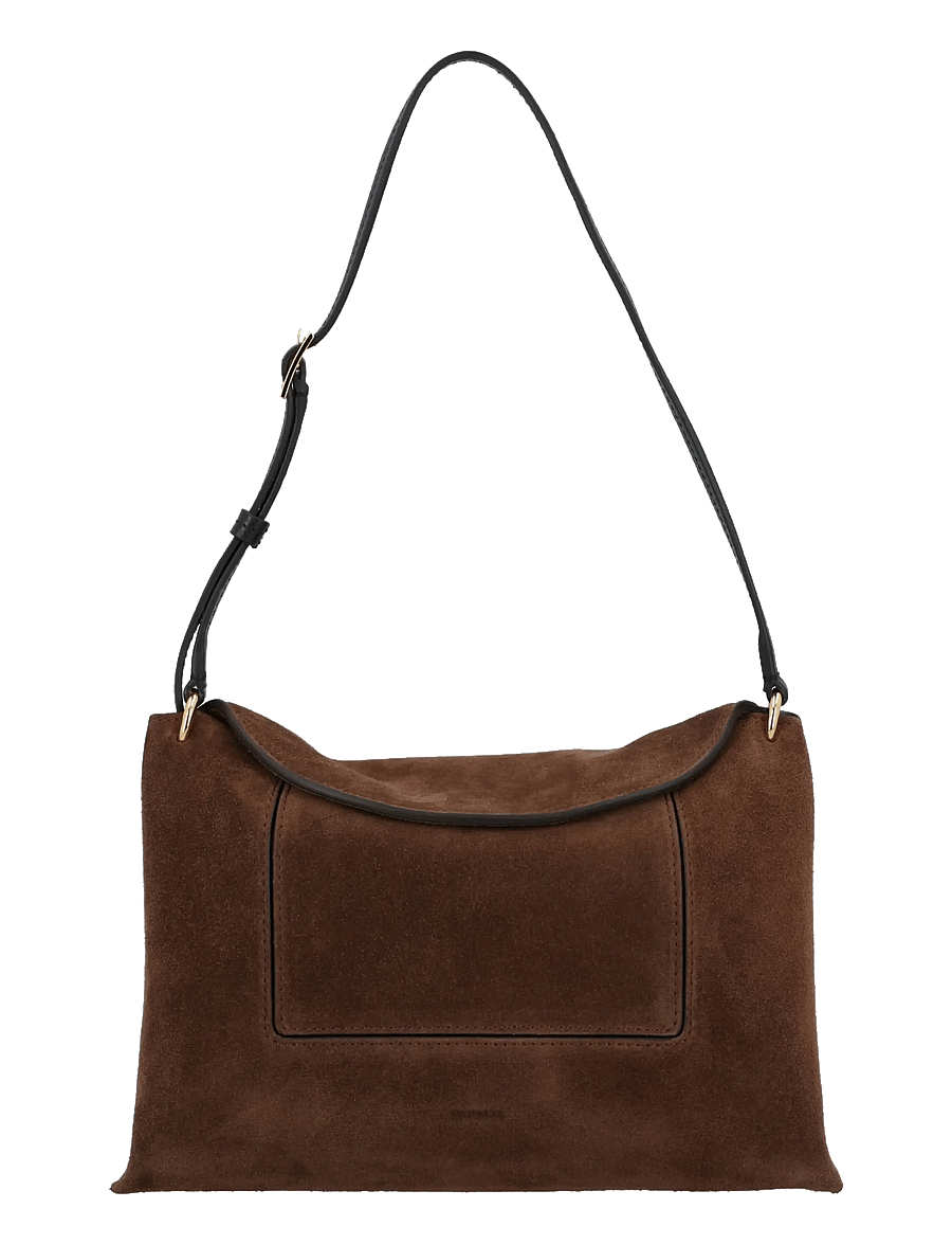 Wandler - Penelope Slouch Bag - modetrender - palissander suede - 0