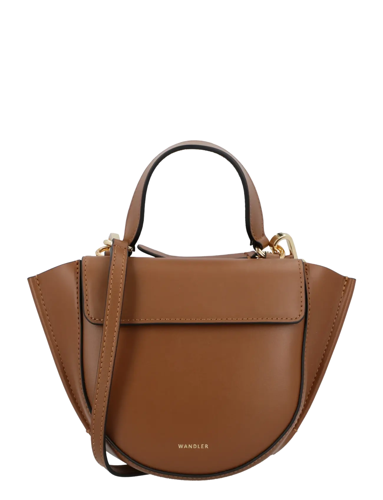 Wandler Small Hortensia Handbag - Bags - BROWN / brown