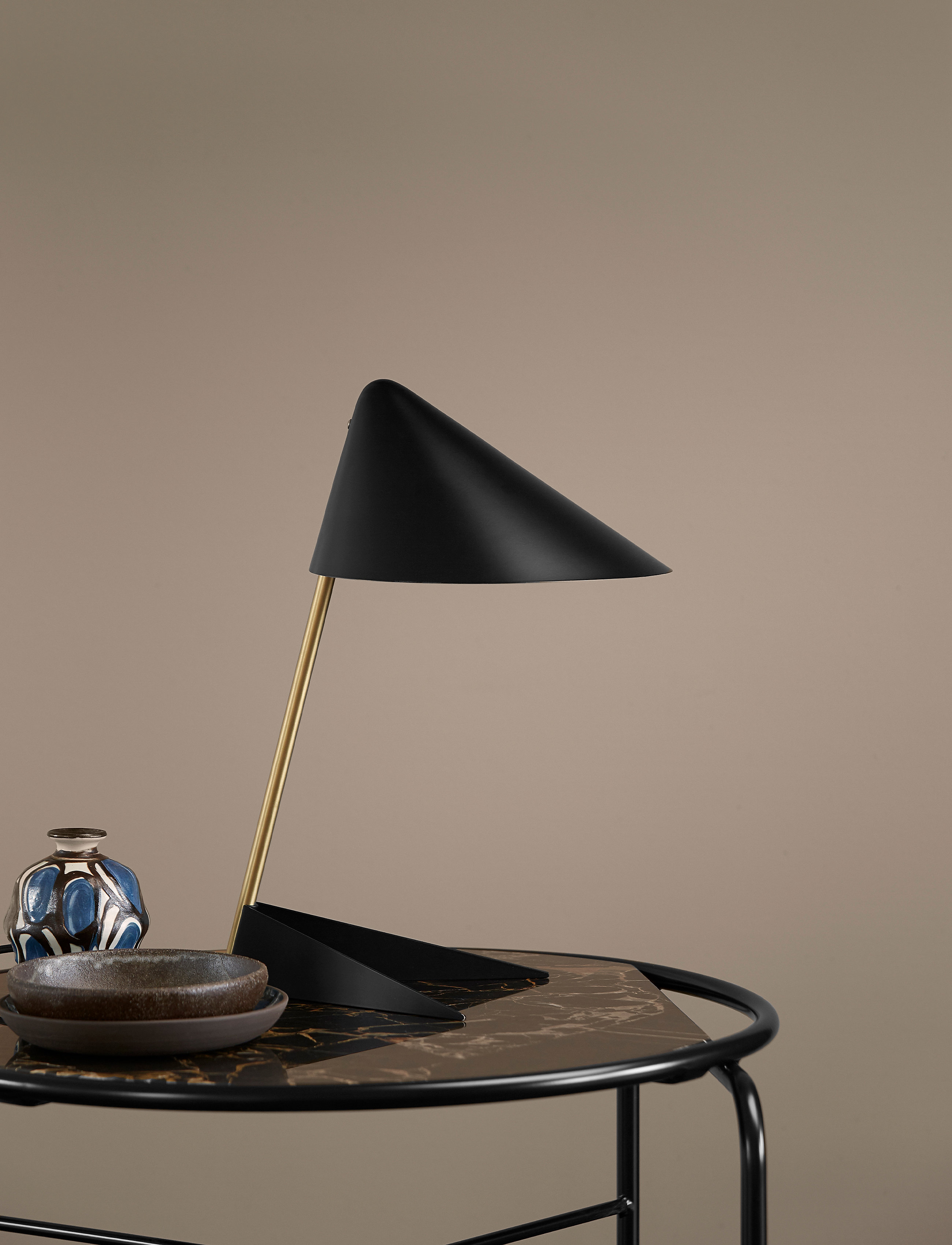 Warm Nordic Ambience Table Lamp, One Size, Lamps, Schwarz - Homeware