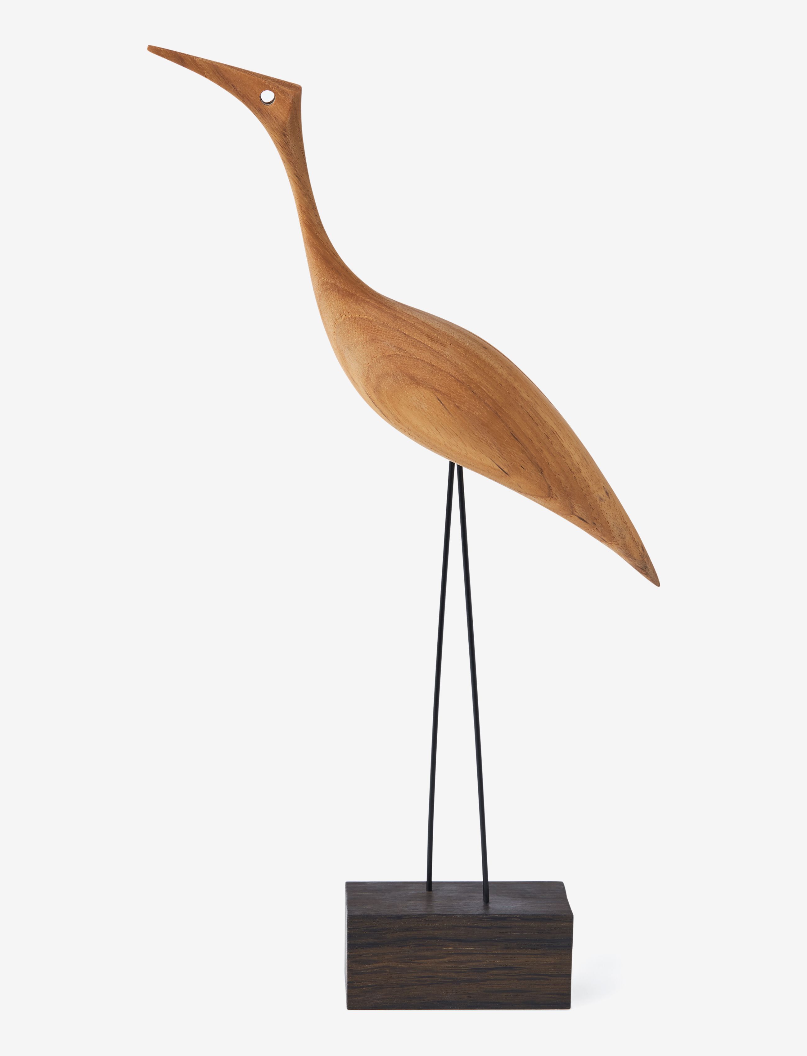 Warm Nordic - Beak Bird, Tall Heron - teak - 0
