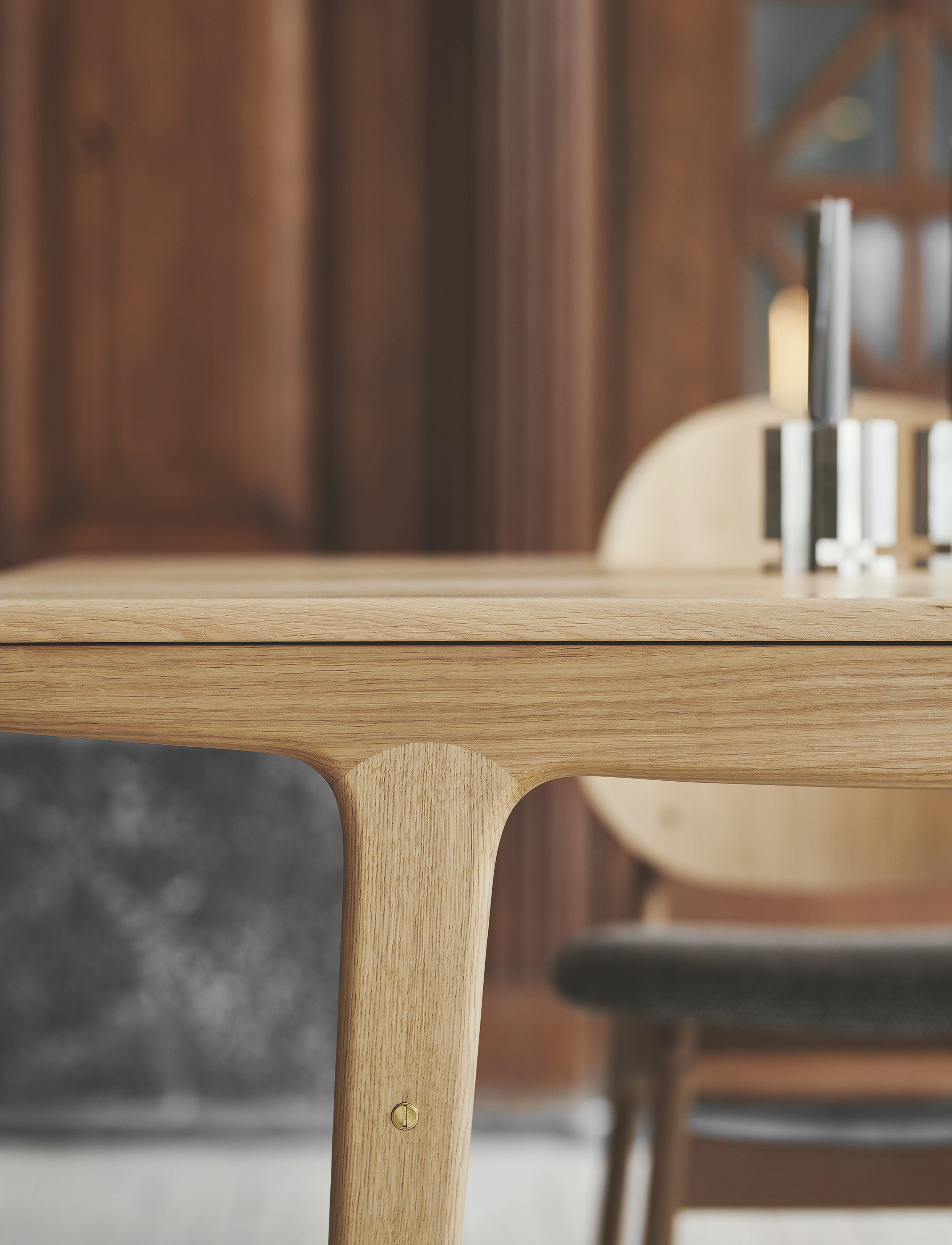 Warm Nordic Furniture - Evermore Dining Table 160 cm - white oiled oak - 5