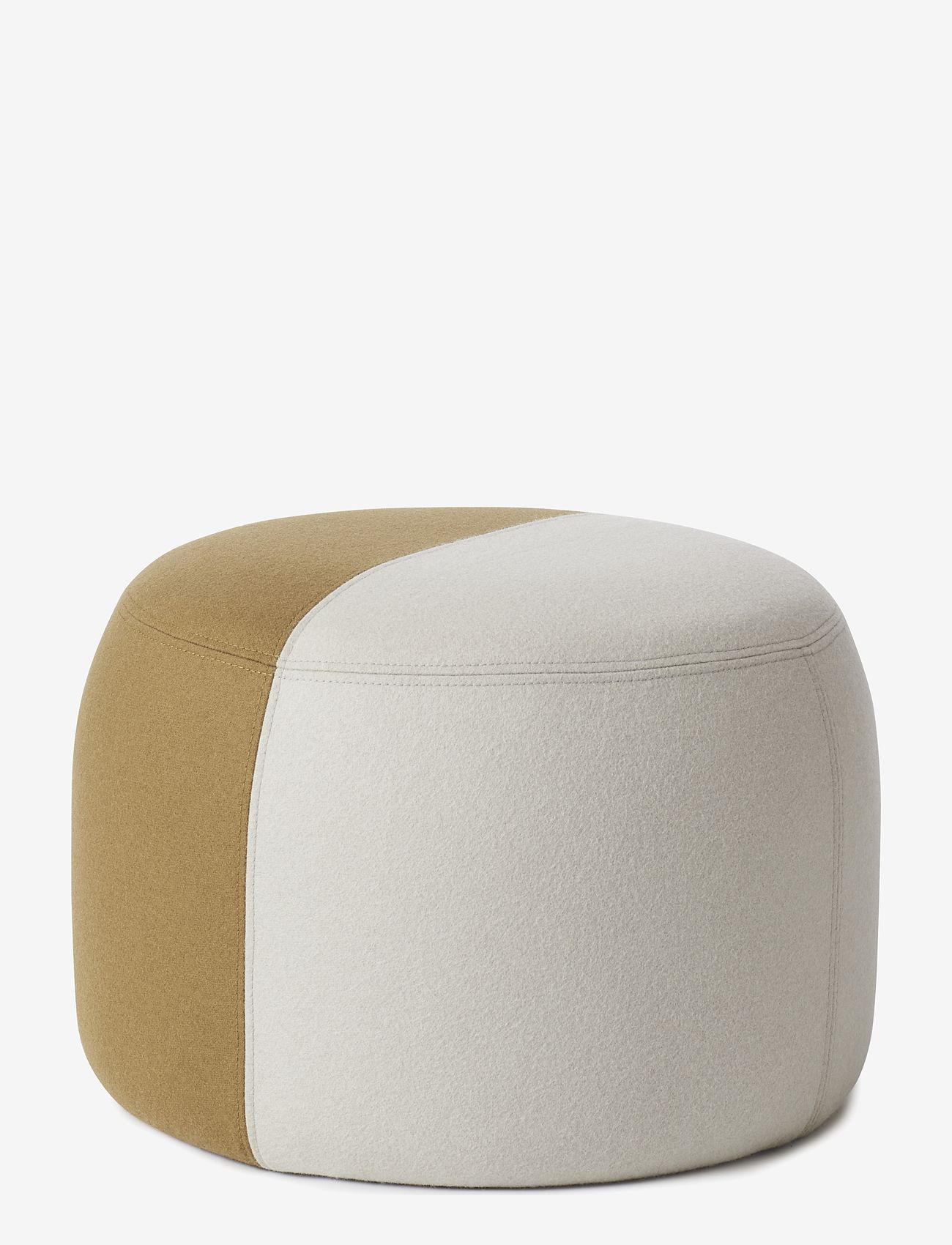 Warm Nordic Furniture - Dainty Pouf - kott-toolid - pearl grey, olive - 0