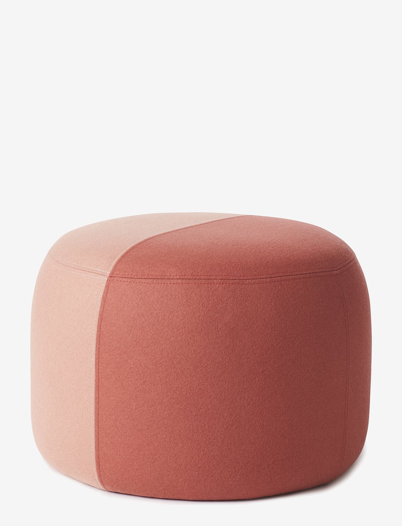 Warm Nordic Furniture - Dainty Pouf - rahit - blush, coral - 0