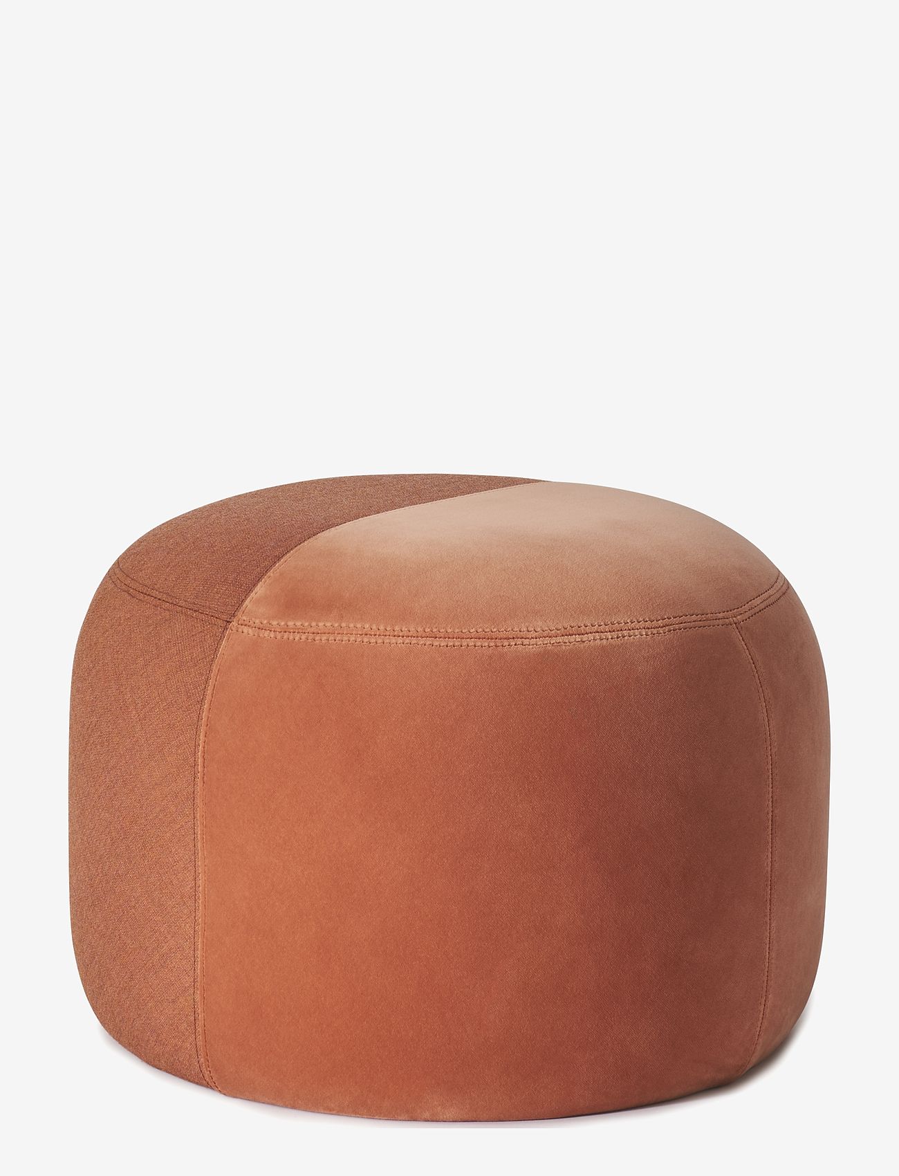 Warm Nordic Furniture - Dainty Pouf - pouffes - burnt orange, rusty rose - 0