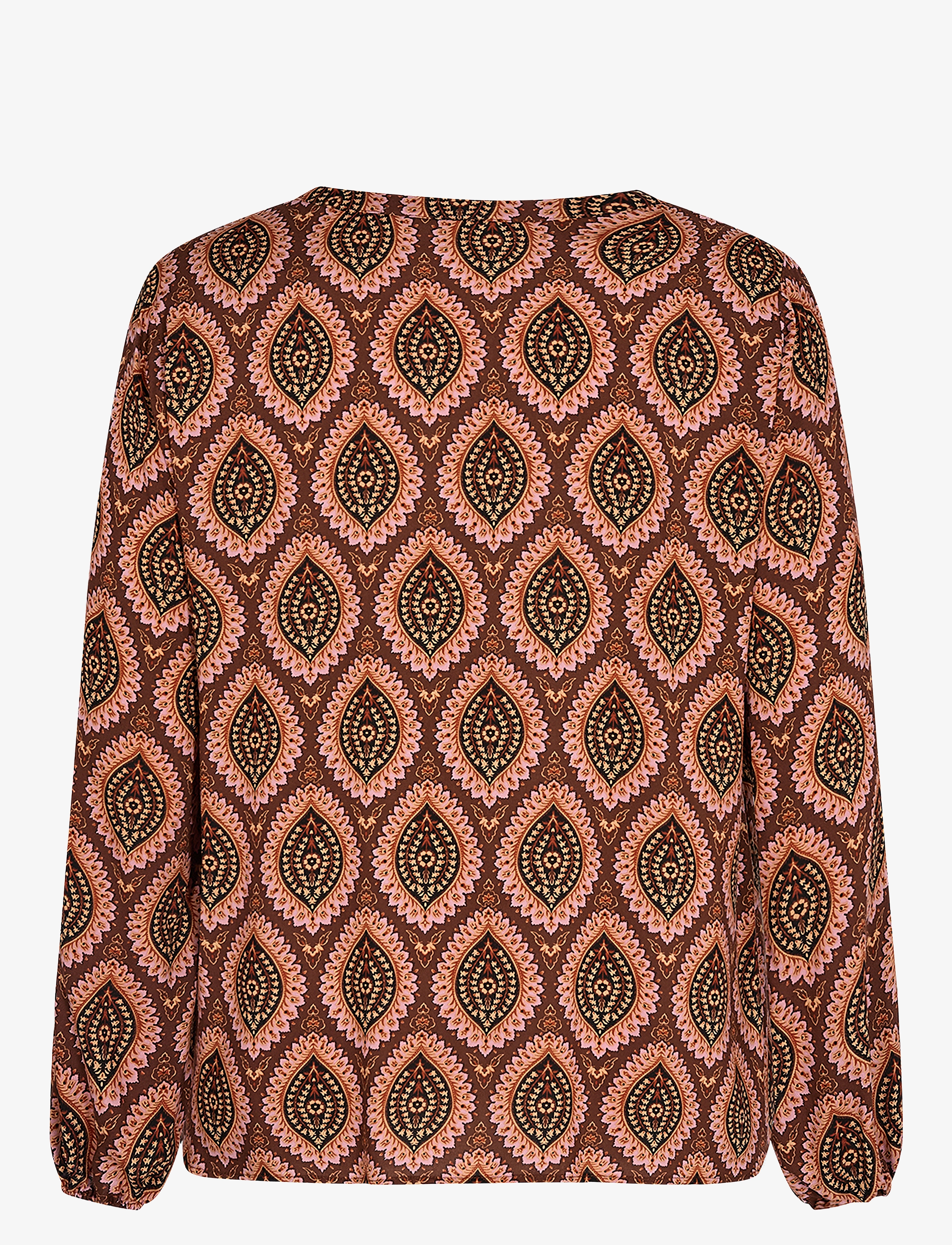 Wasabiconcept - WA-SHEELA - langärmlige blusen - coffee combi - 3