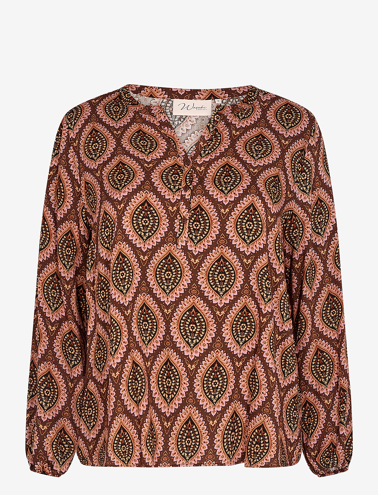 Wasabiconcept - WA-SHEELA - pikkade varrukatega pluusid - coffee combi - 2