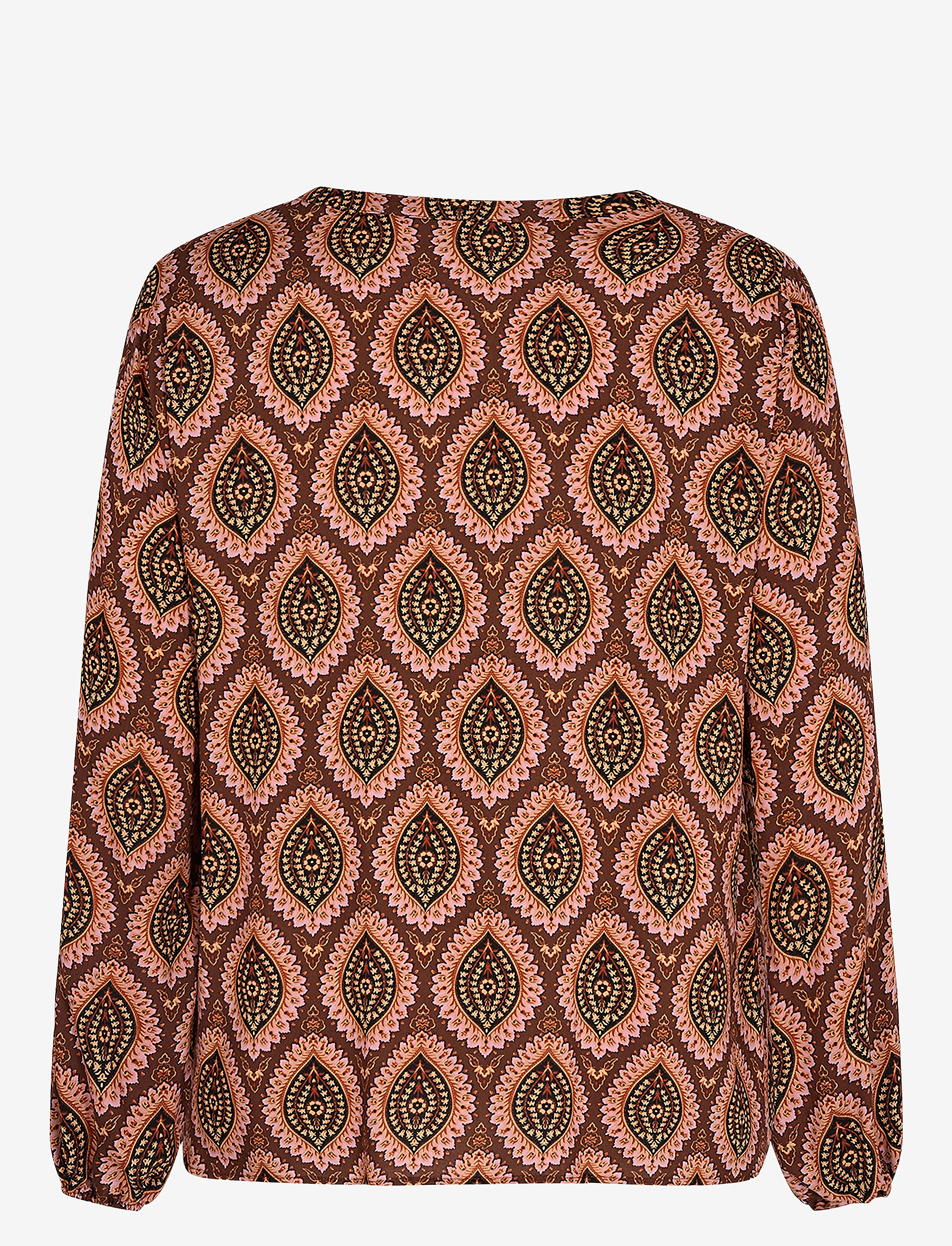 Wasabiconcept - WA-SHEELA - langärmlige blusen - coffee combi - 4