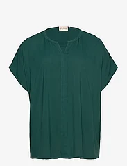 Wasabiconcept - WA-SIA - short-sleeved blouses - shady green - 0
