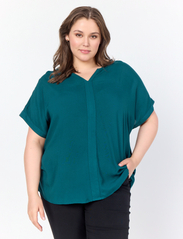 Wasabiconcept - WA-SIA - short-sleeved blouses - shady green - 2
