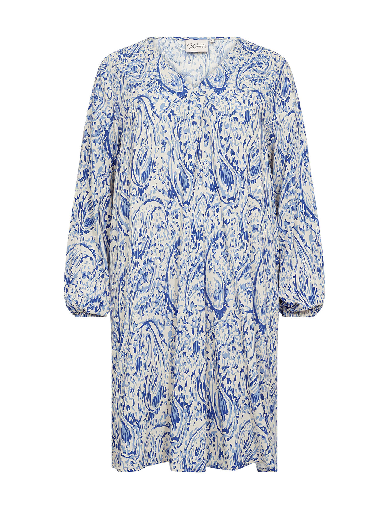 Wasabiconcept - WA-CELINE 3 - midi-kleider - crystal blue combi - 0