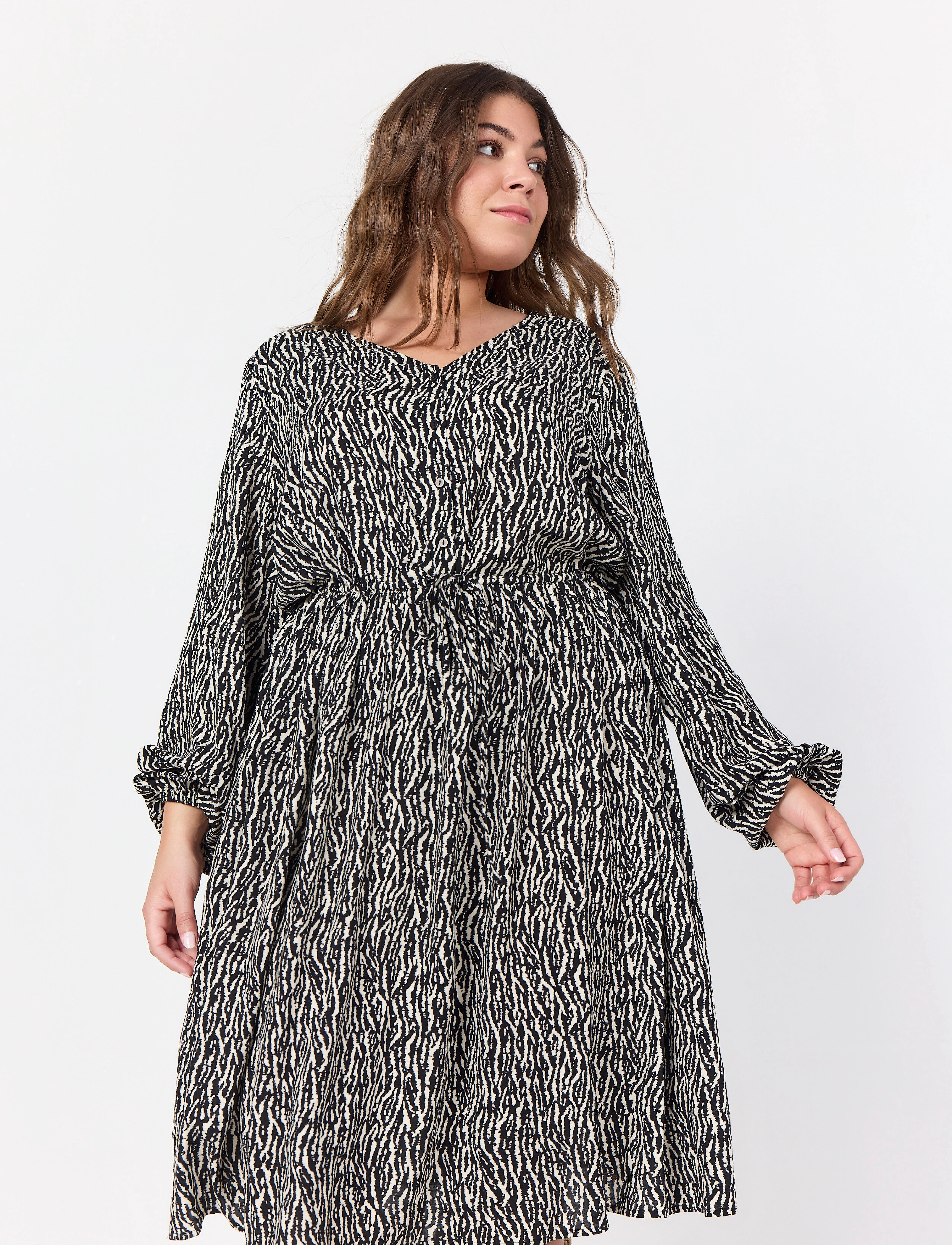 Wasabiconcept - WA-ELLI 3 - short dresses - c black combi - 3
