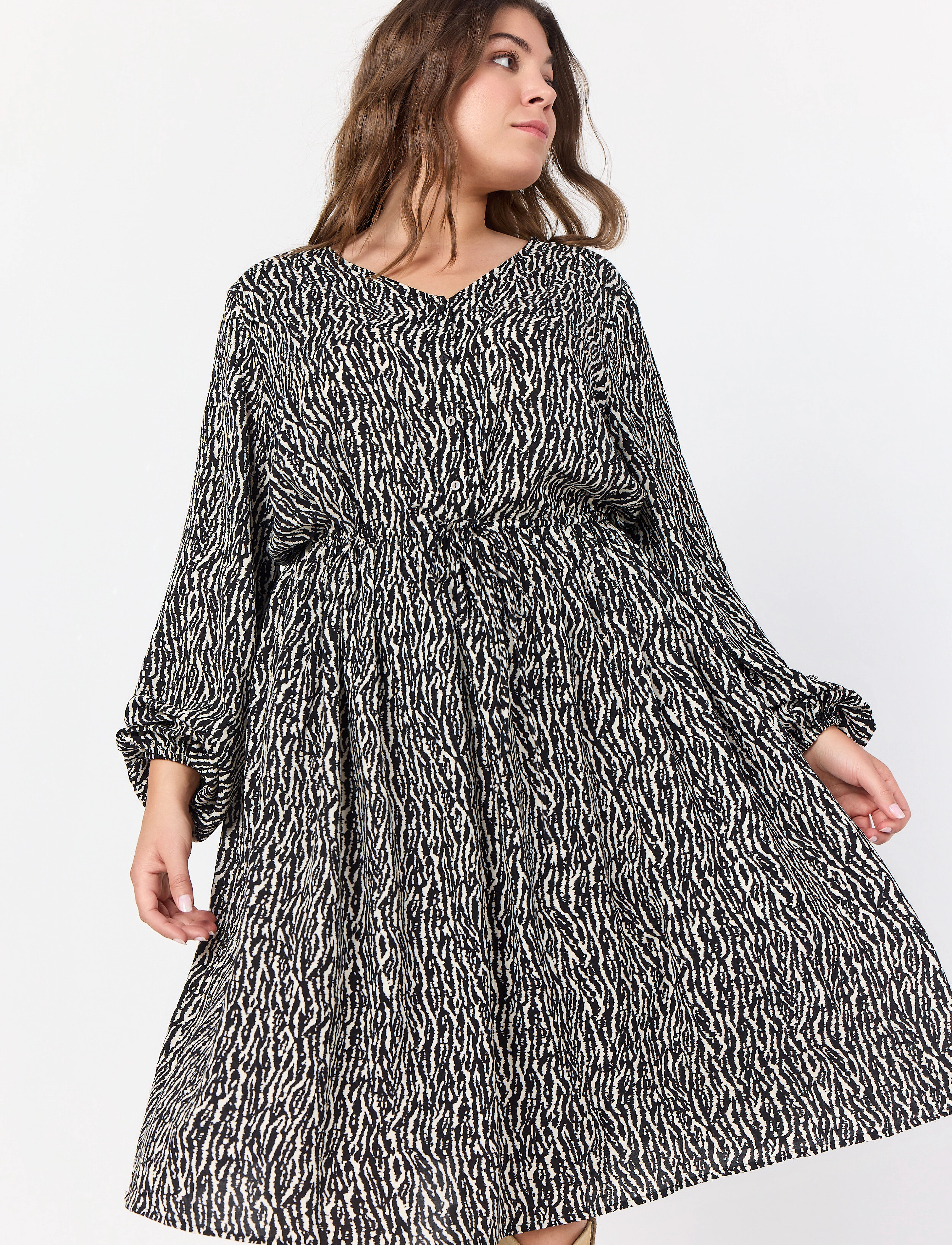 Wasabiconcept - WA-ELLI 3 - short dresses - c black combi - 4