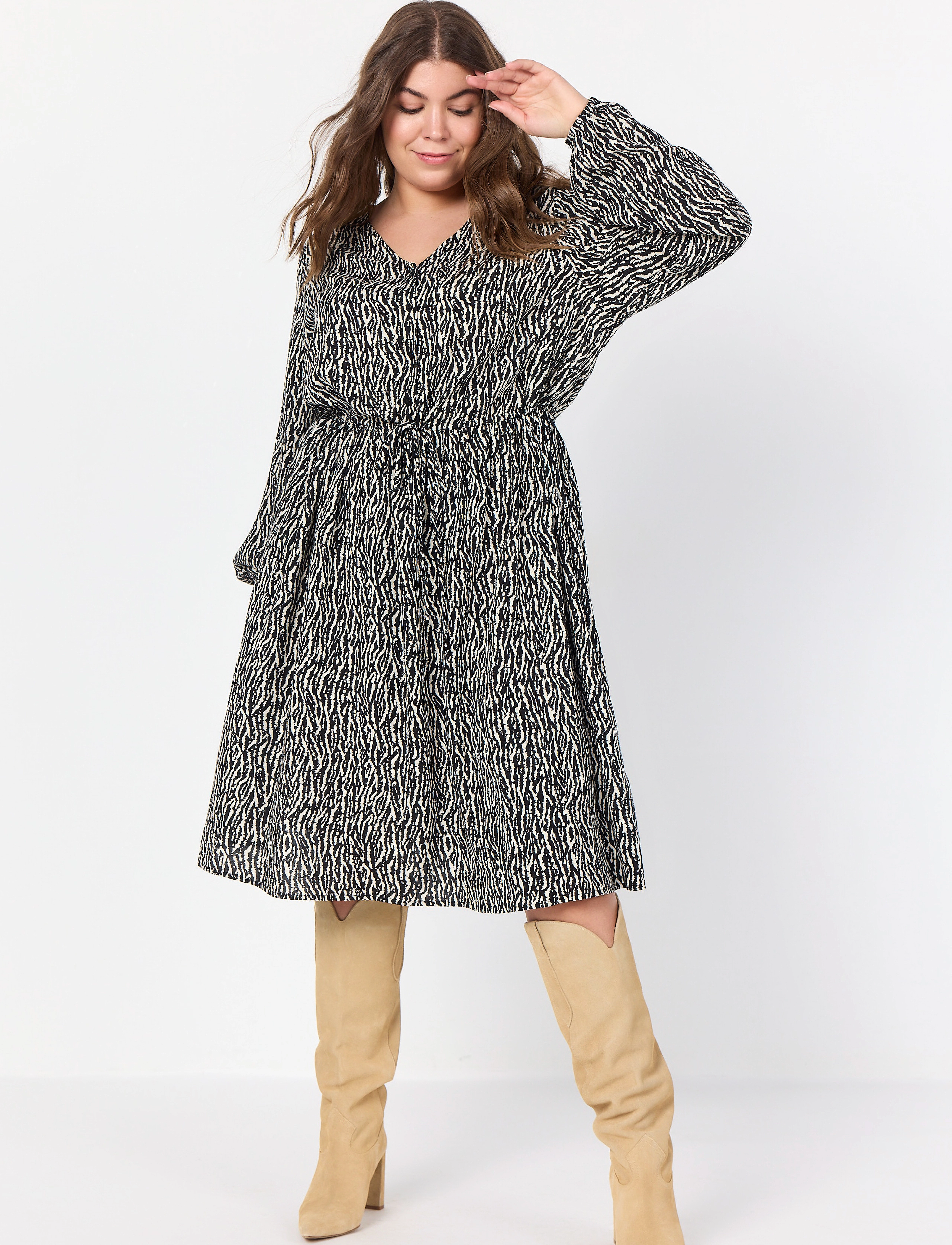 Wasabiconcept - WA-ELLI 3 - short dresses - c black combi - 5