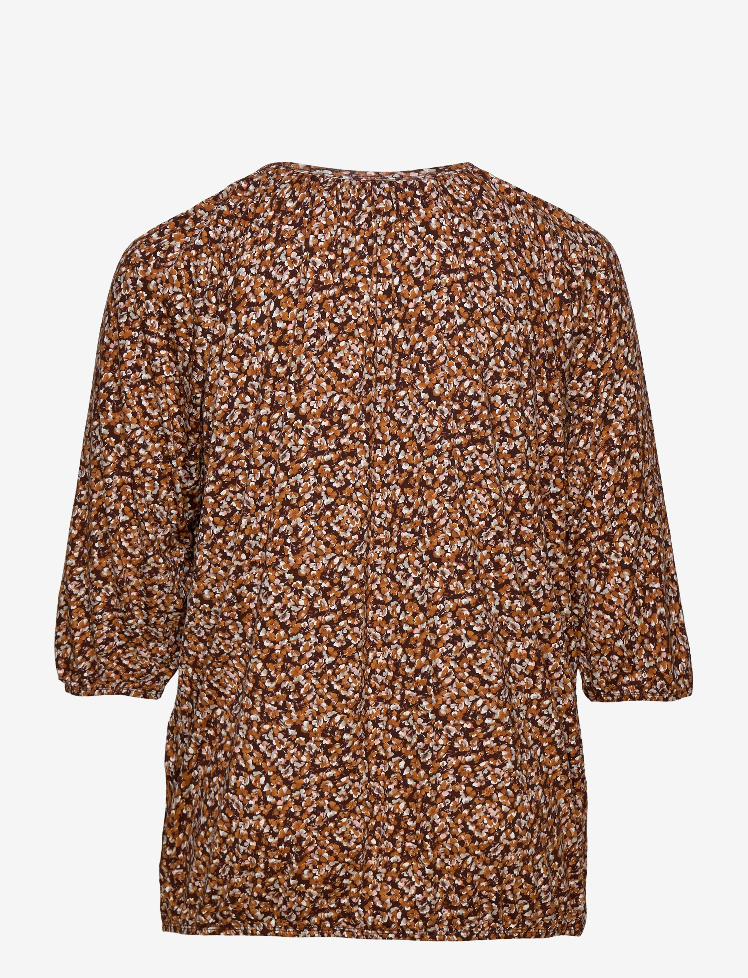 Wasabiconcept - WA-SKYE - langærmede bluser - coffee combi - 3