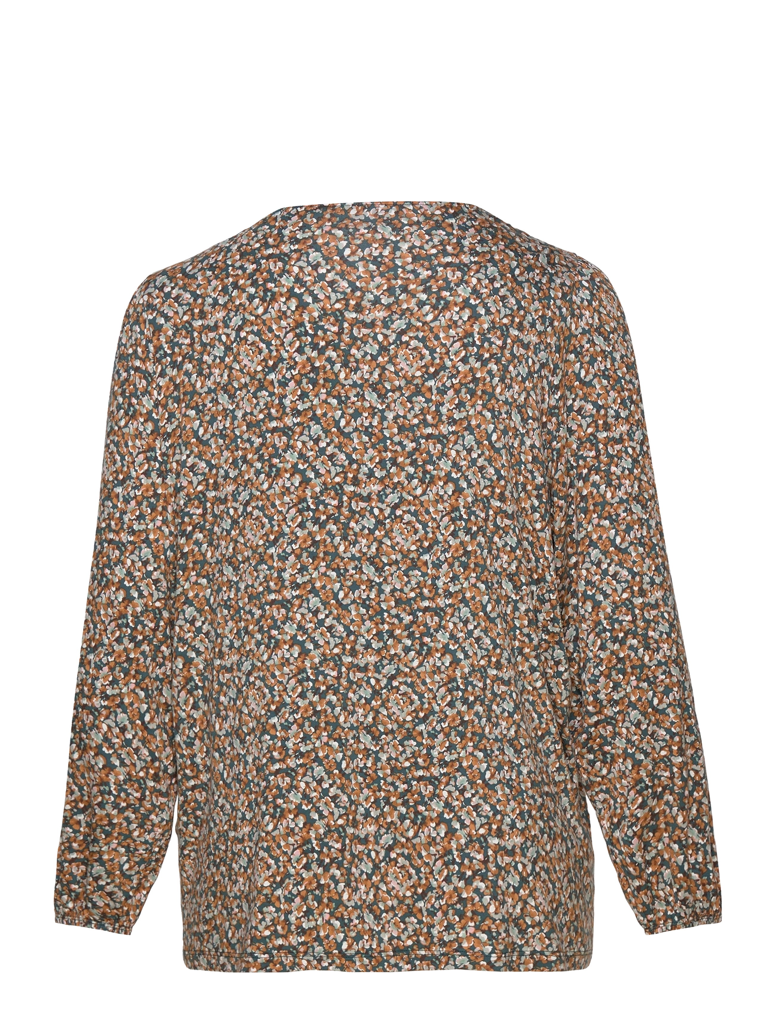 Wasabiconcept - WA-SKYE - long-sleeved blouses - shady green combi - 3
