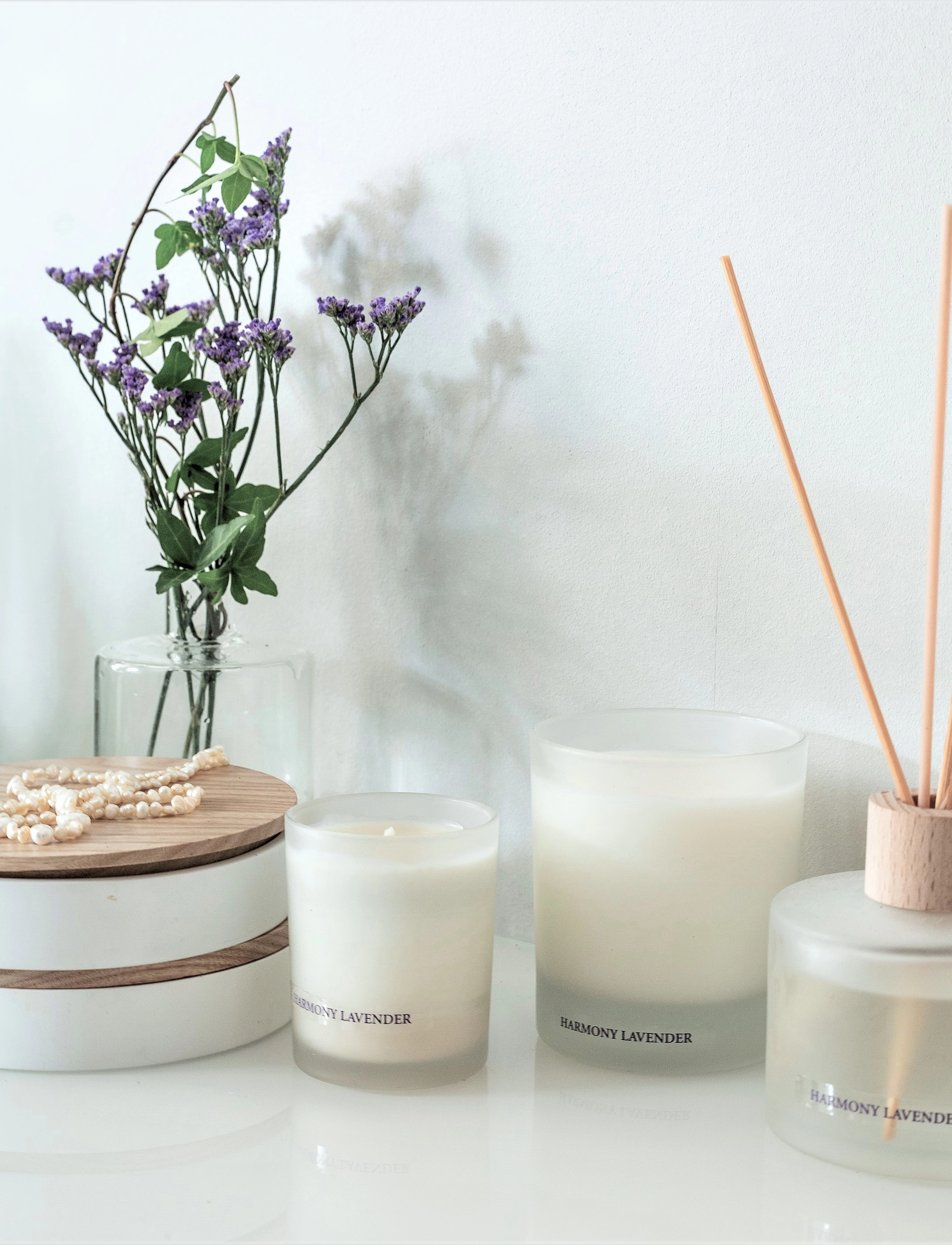 Washologi Candle Harmony, 300 G, Home, Weiß - Scented Candles, Homeware