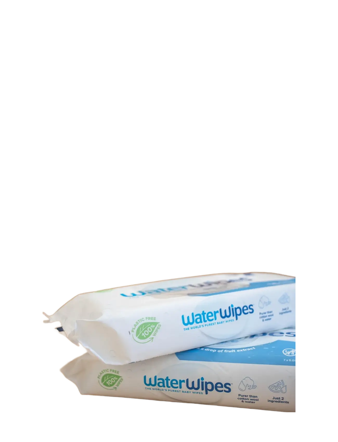 Waterwipes - 12x60 WaterWipes Plastic Free BabyWipes - white - 1