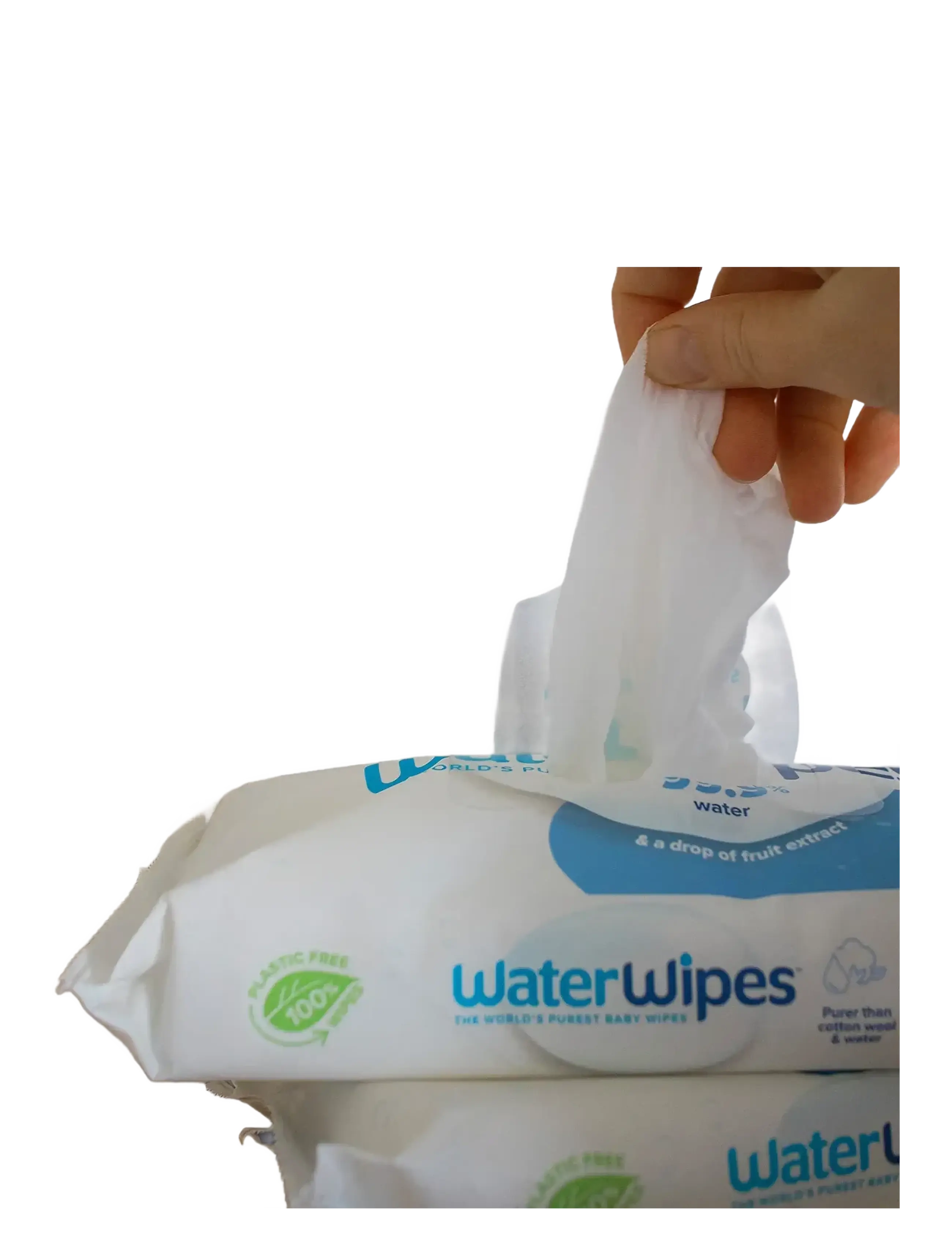 Waterwipes - 9x60 WaterWipes Plastic Free BabyWipes - white - 1