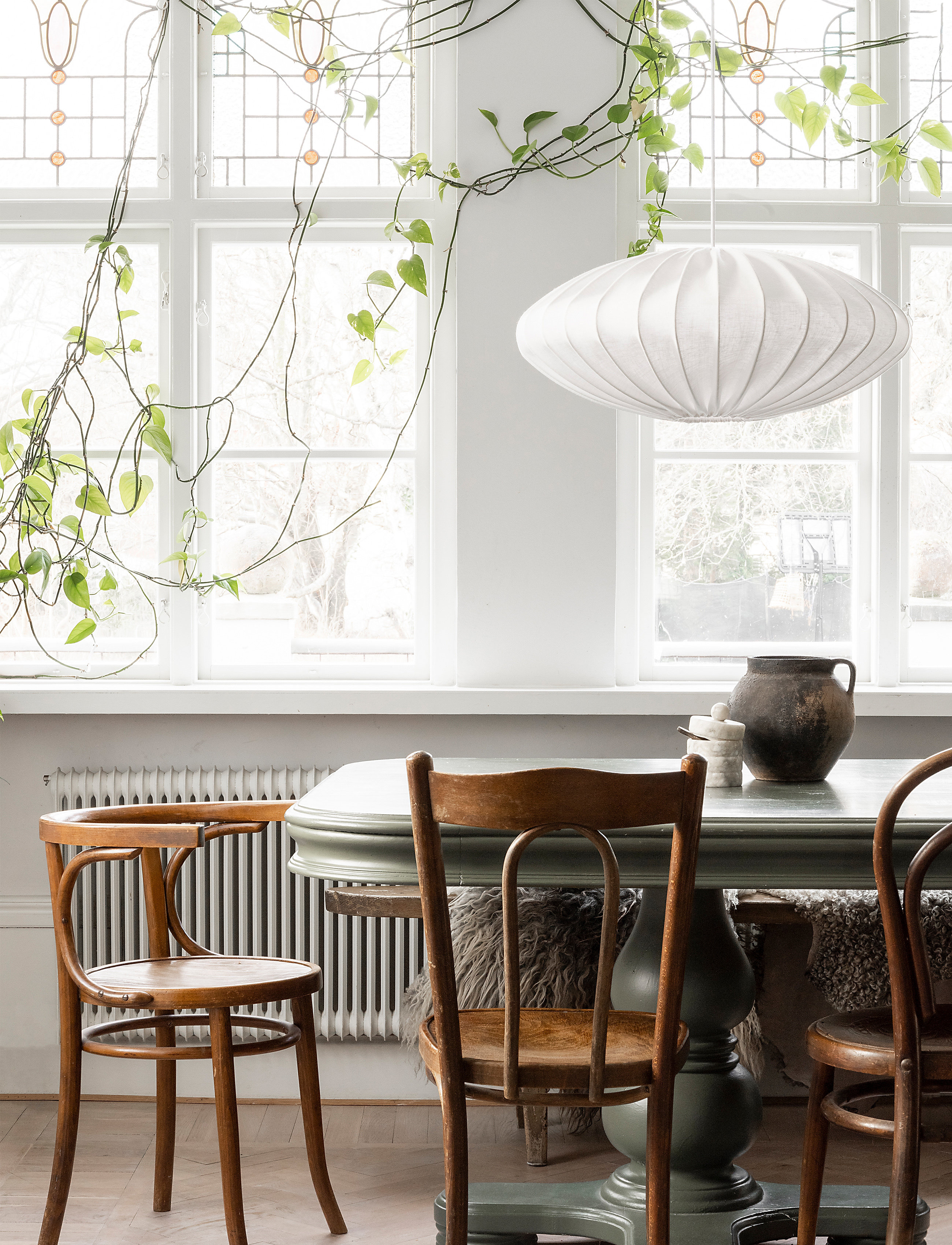 Watt & Veke Ellipse 65 - Loftslamper - WHITE LINEN / white