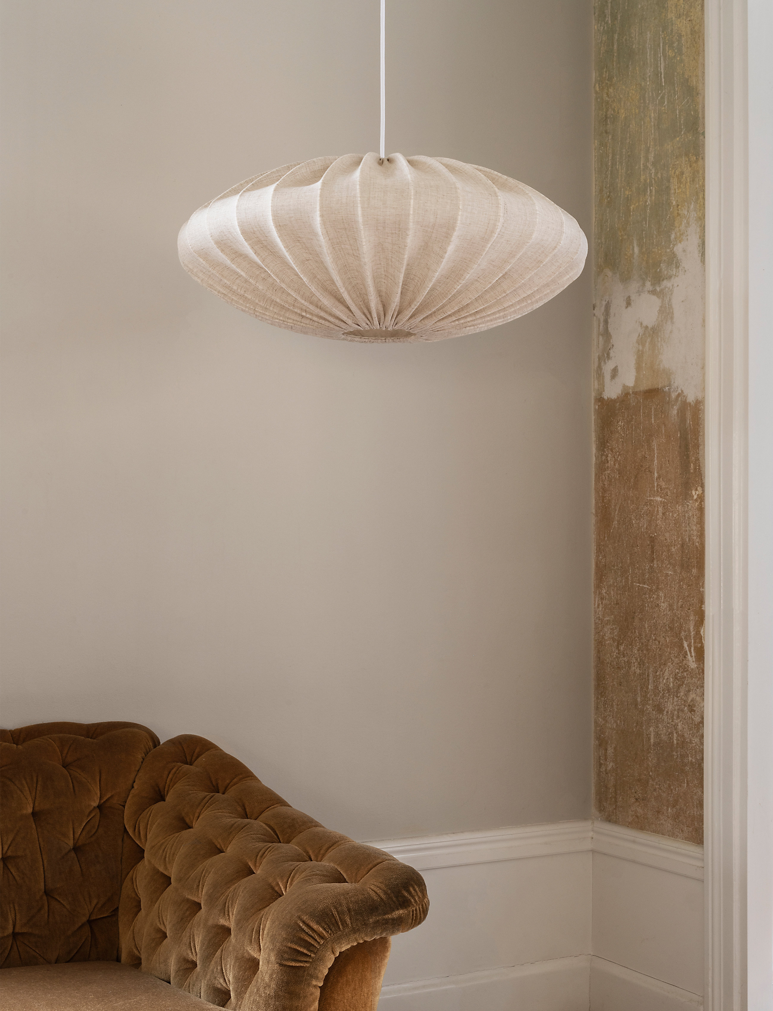 Watt & Veke Ellipse 65, Ø 65 cm, Beige, Loftslamper > Pendellamper, Unisex