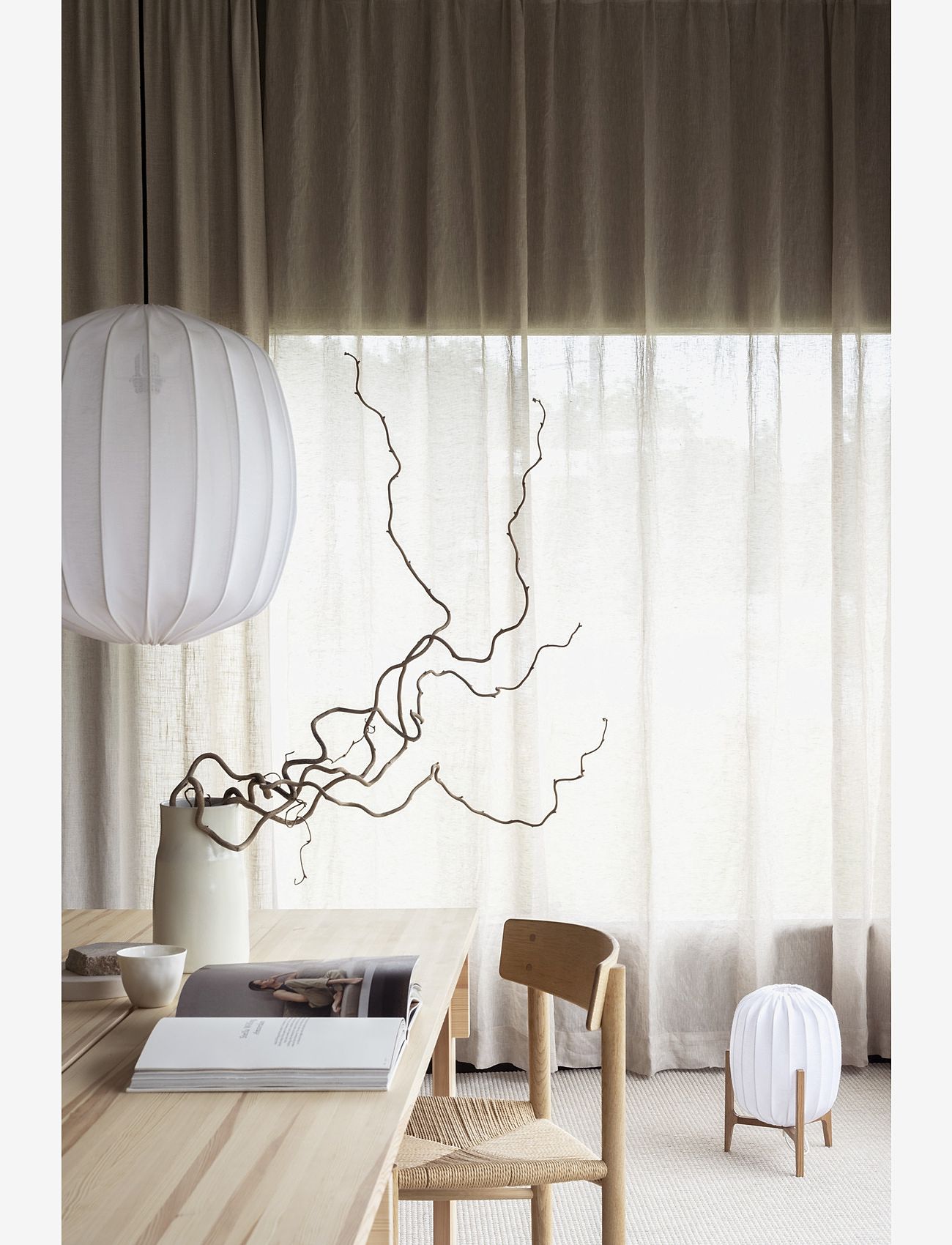 Watt & Veke - Prisma table Oak / White - bordlamper - white - 5