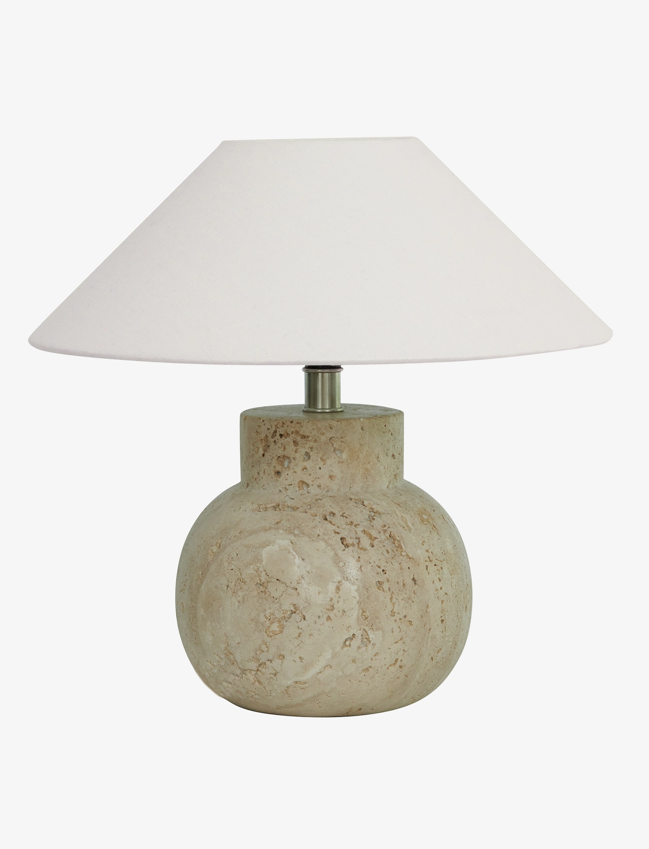 Watt & Veke - Pella table Travertine - schreibtisch- & tischlampen - matt beige - 2