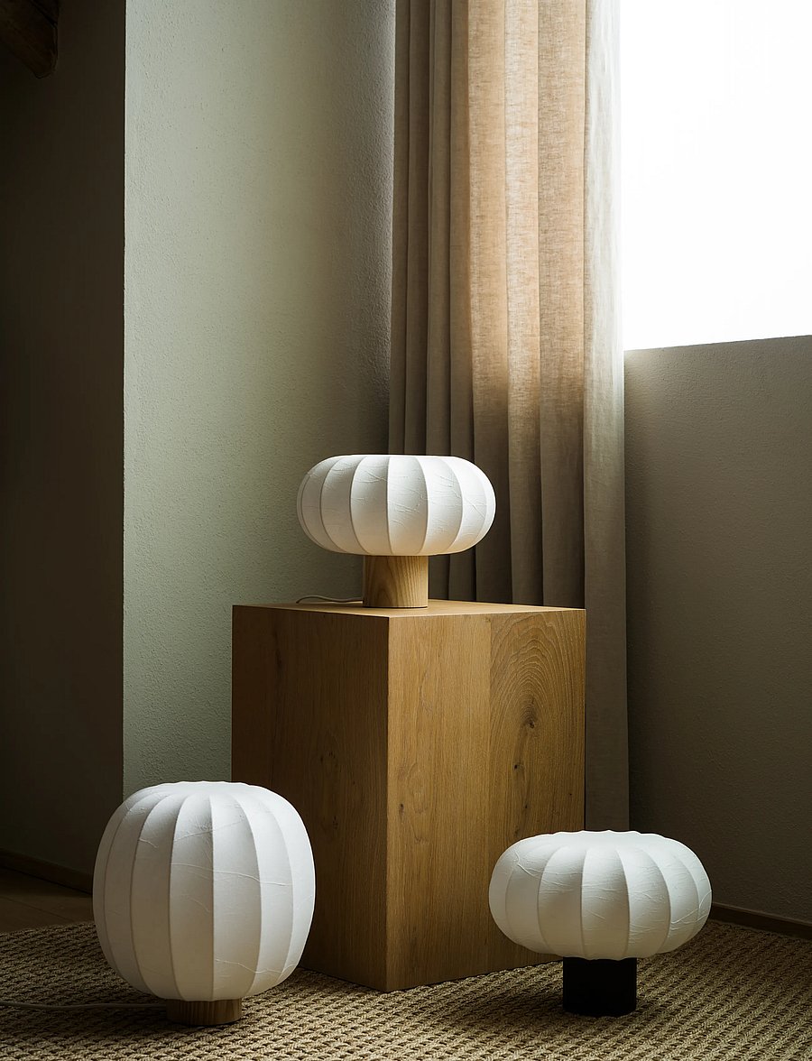 Watt & Veke - Lunari Natural ash low - white/natural ash - 5