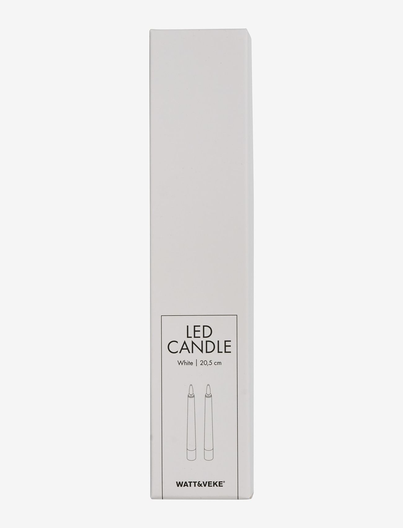Watt & Veke - W&V LED Candle - led kerzen - white - 1