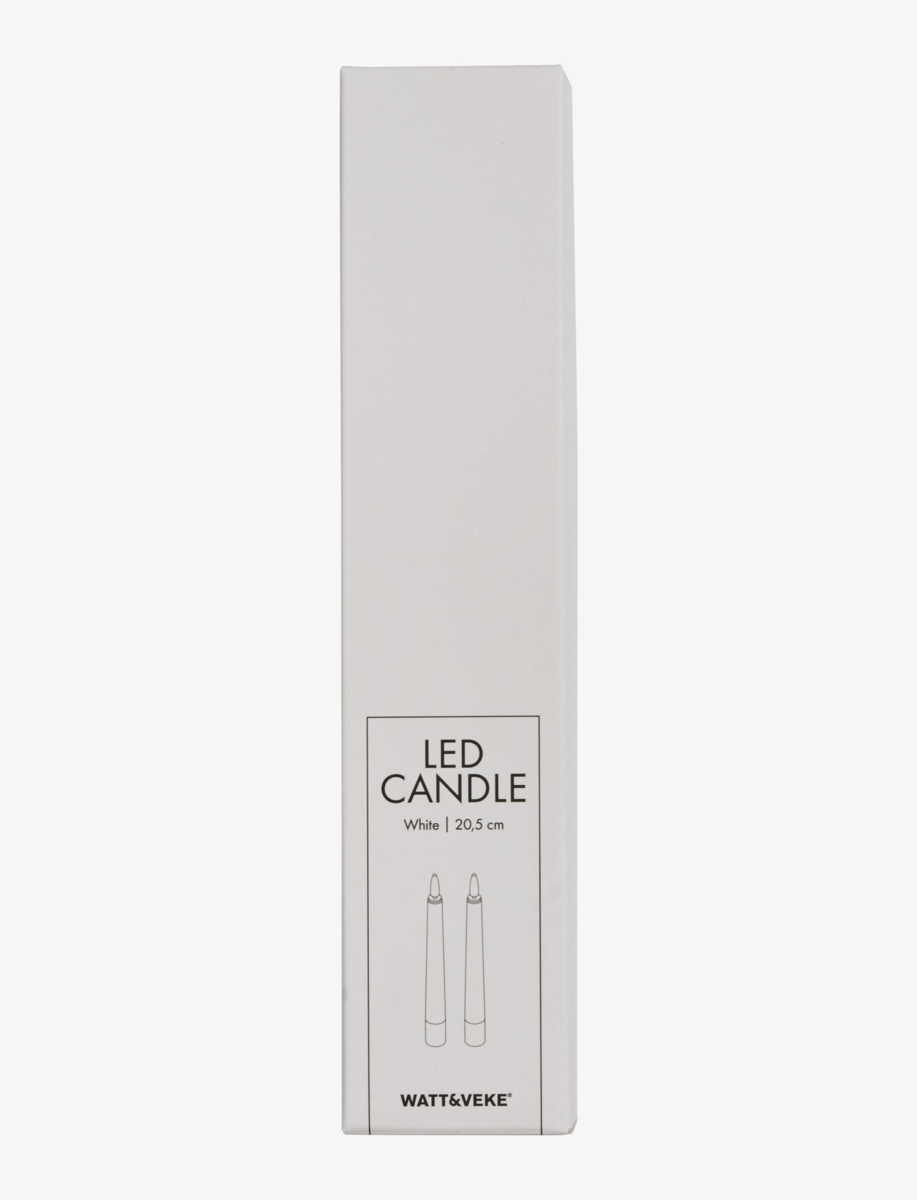 Watt & Veke - W&V LED Candle - led candles - white - 1