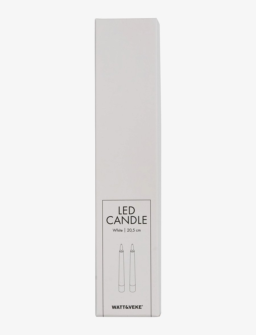 Watt & Veke - W&V LED Candle - led kerzen - white - 1