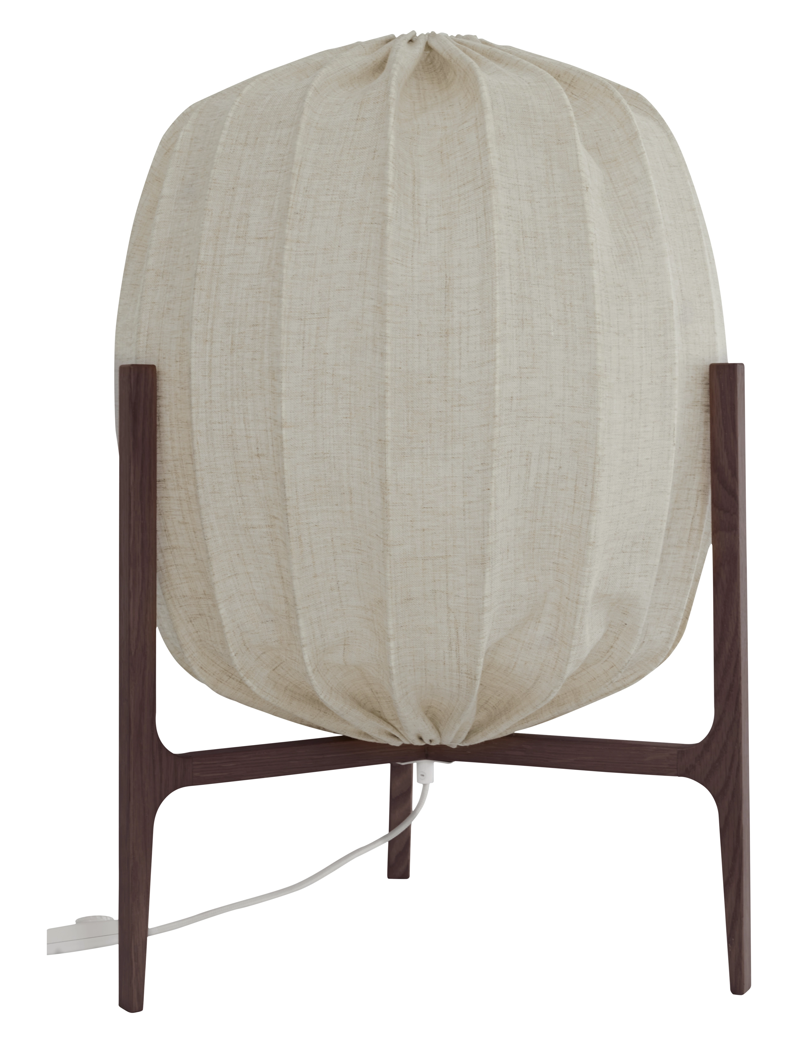 Watt & Veke Prisma Floor Dark Ash / Natural, Gulvlampe, Beige, Str: H69CM