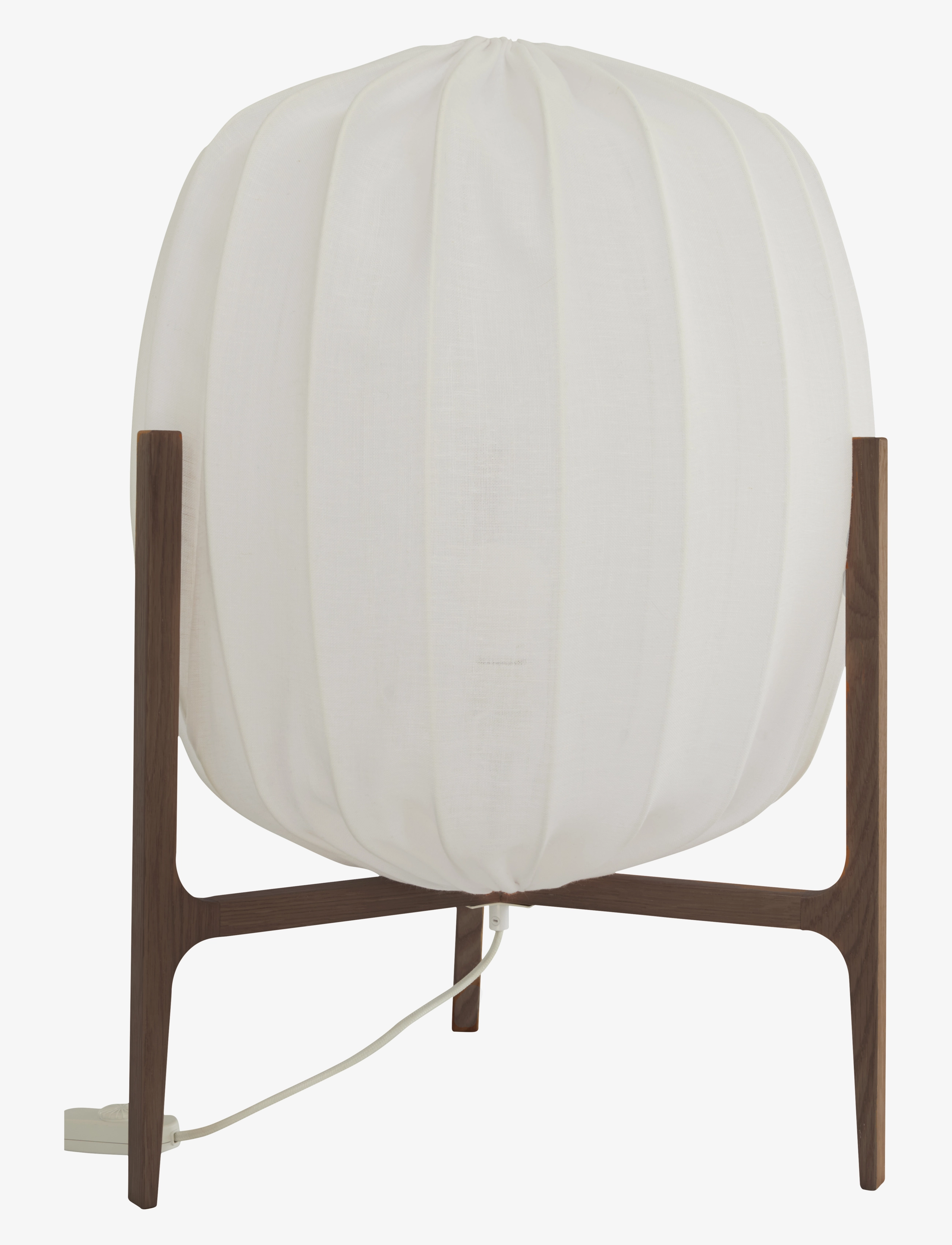Watt & Veke Prisma Floor Dark Ash / White, Gulvlampe, Hvid, Str: H69CM