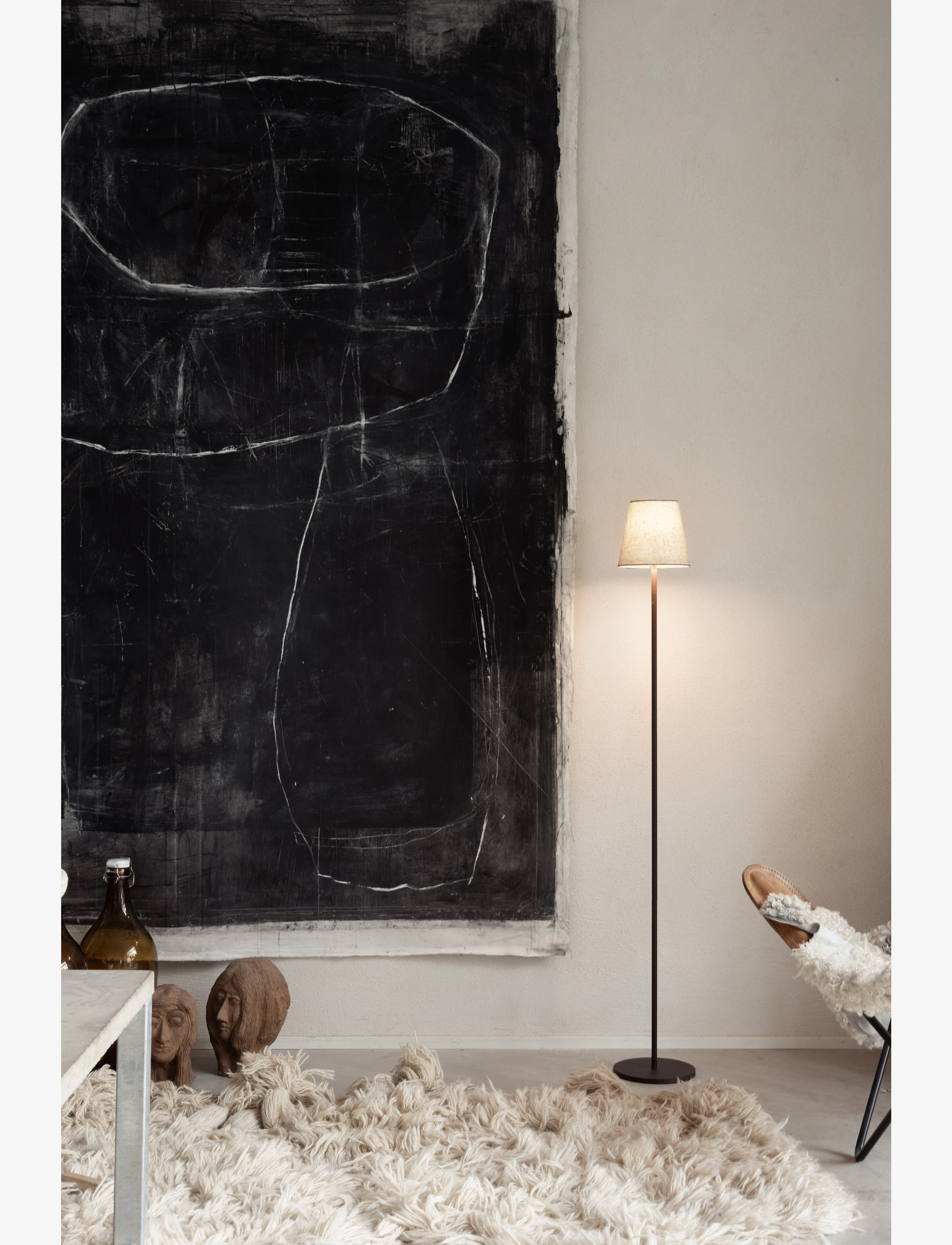 Watt & Veke - Tyra floor portable - mobile lampen - coffee - 5